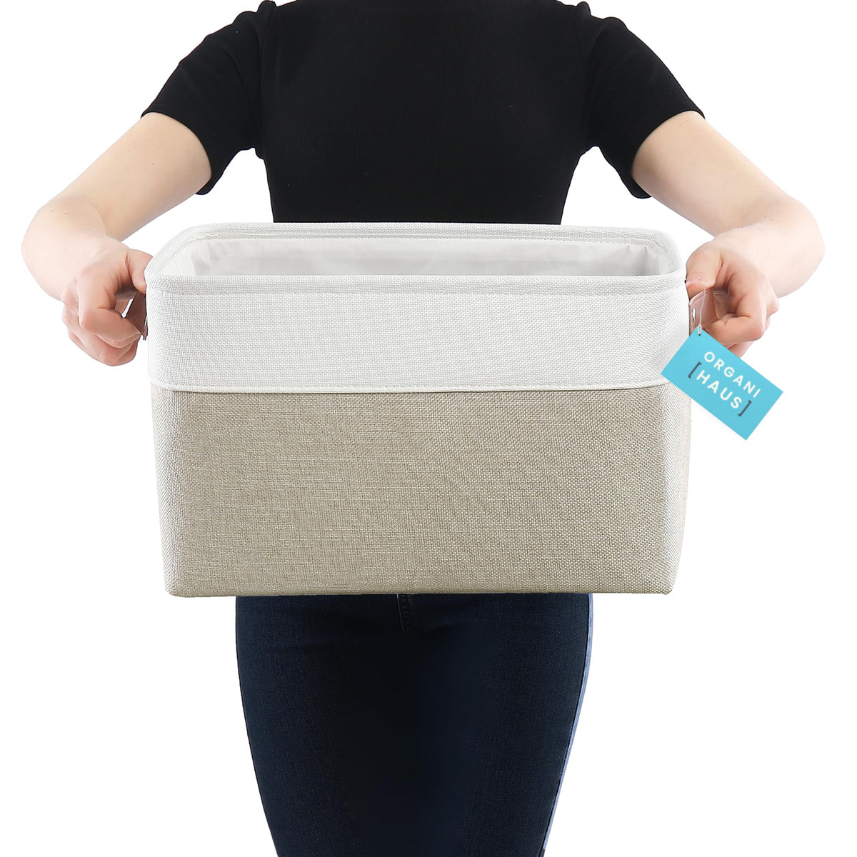15x11in Canvas Storage Baskets 3 Pack (3 Count)