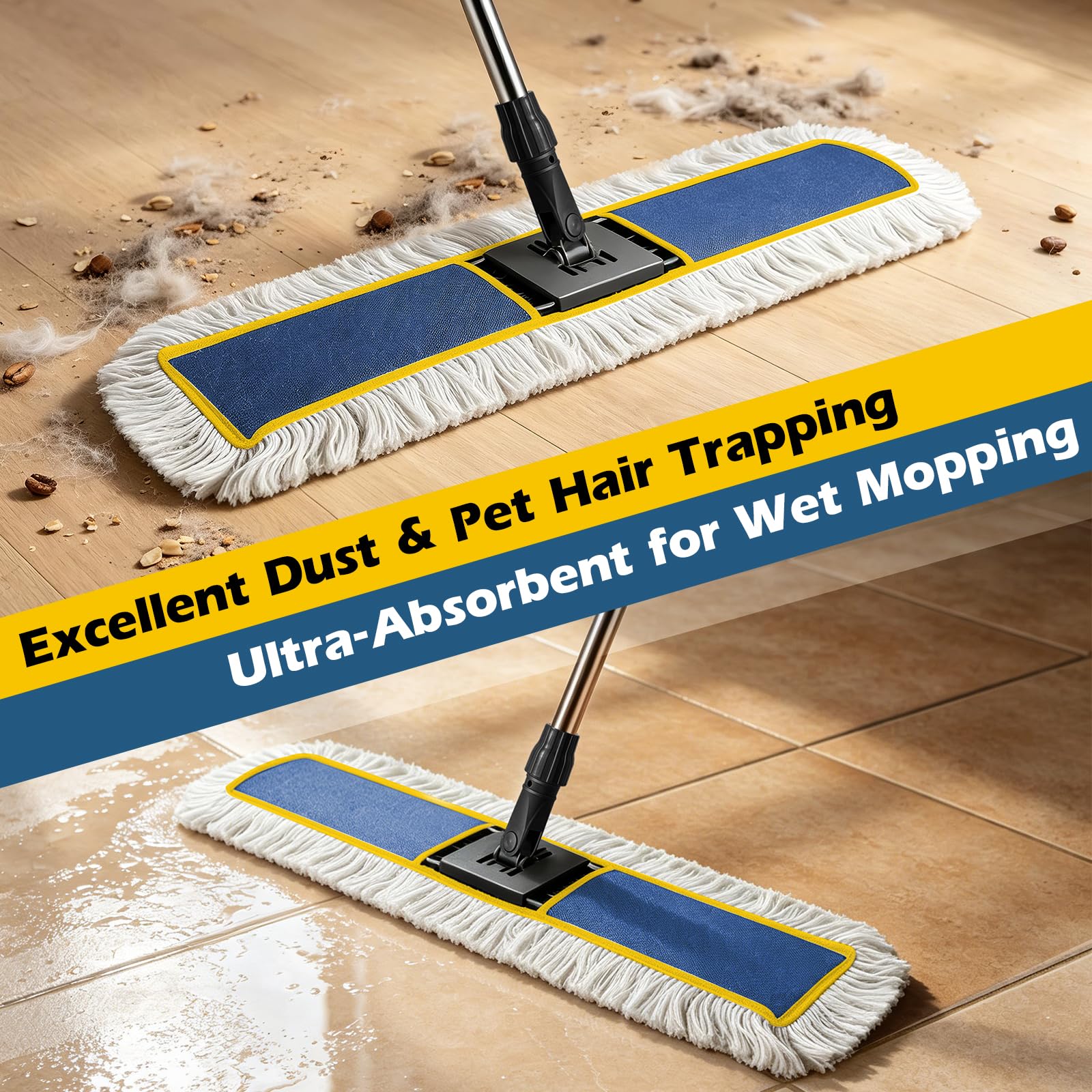 40" Commercial Dust Mop for Floor Cleaning