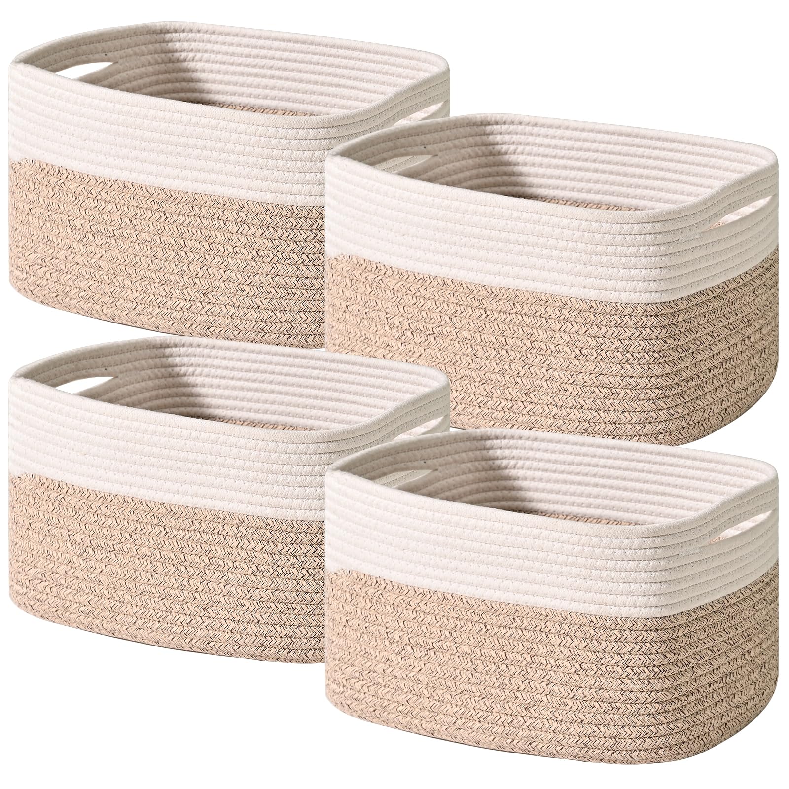 Storage Baskets for Shelves (4 Count)