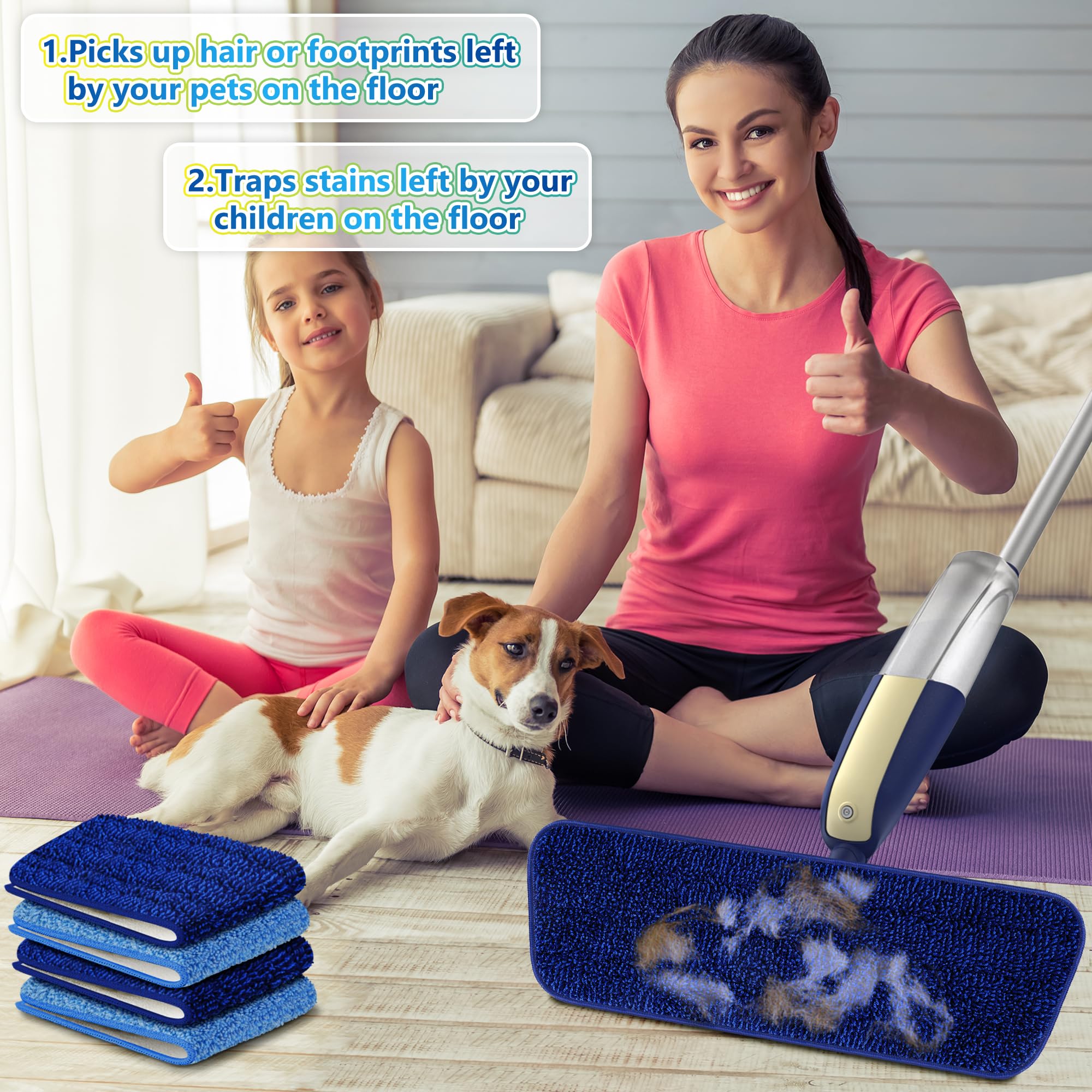 Spray Wet Mops for Floor Cleaning