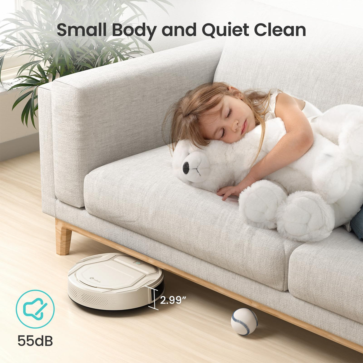 Robot Vacuum Slim Quiet