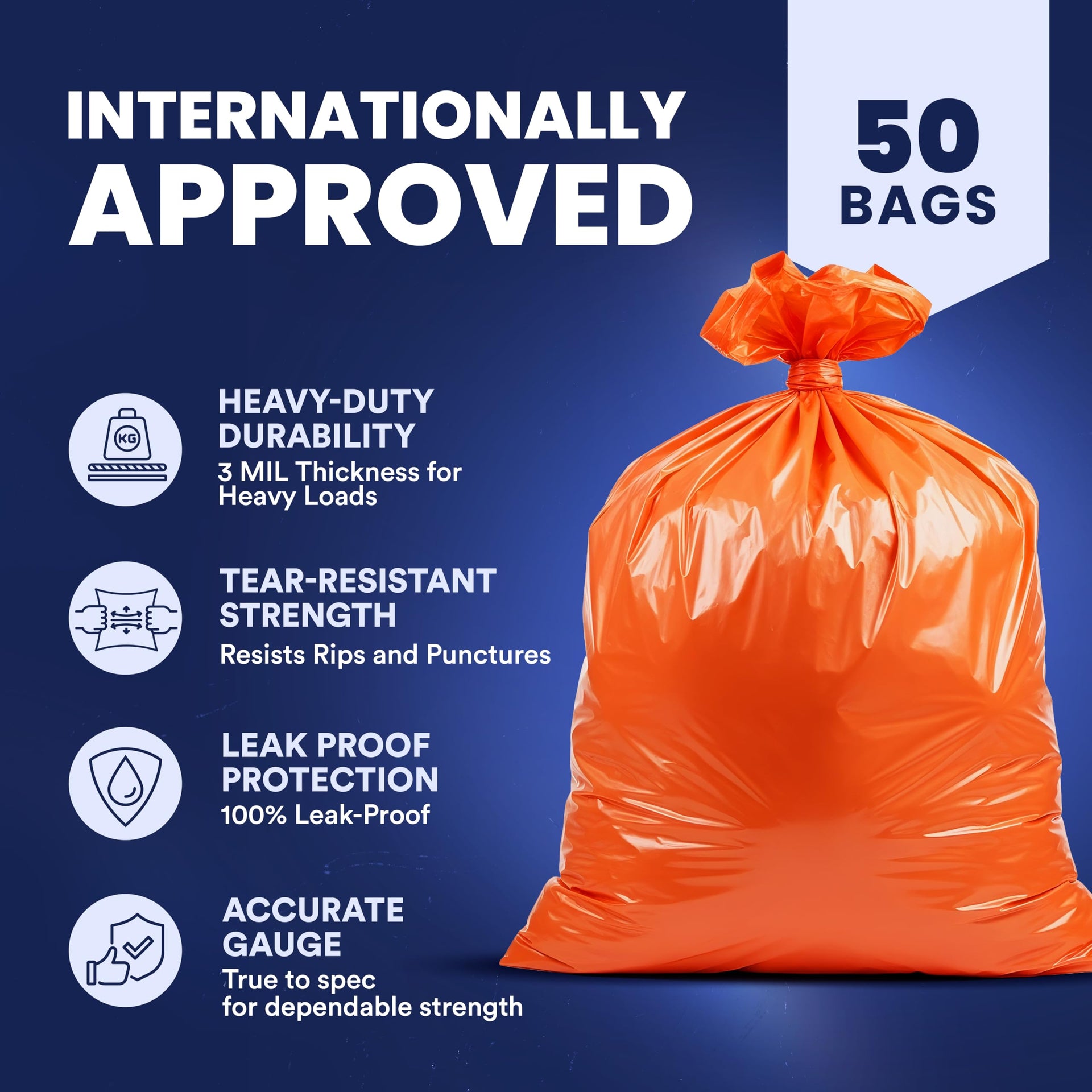 42 Gallon Trash Bags (50 Count)