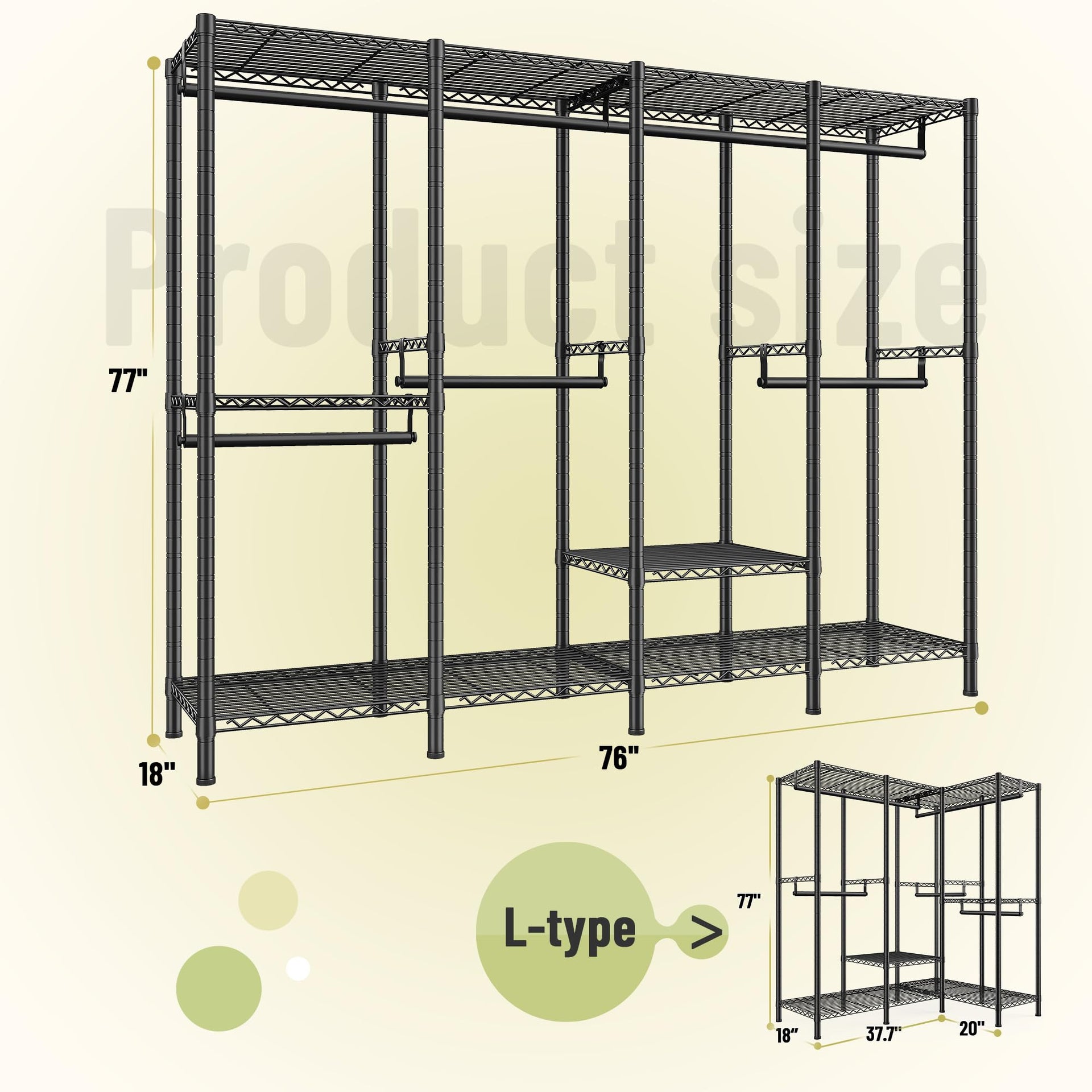 Heavy Duty Clothes Rack