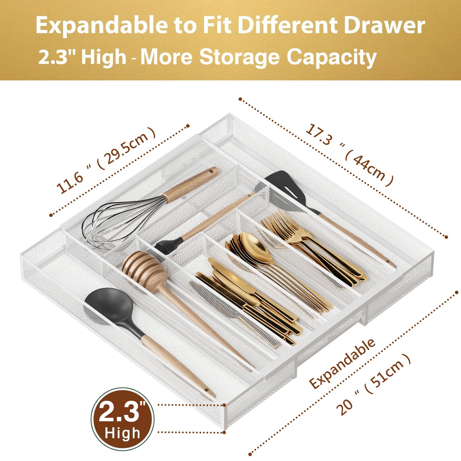 Expandable Kitchen Utensil Organizer