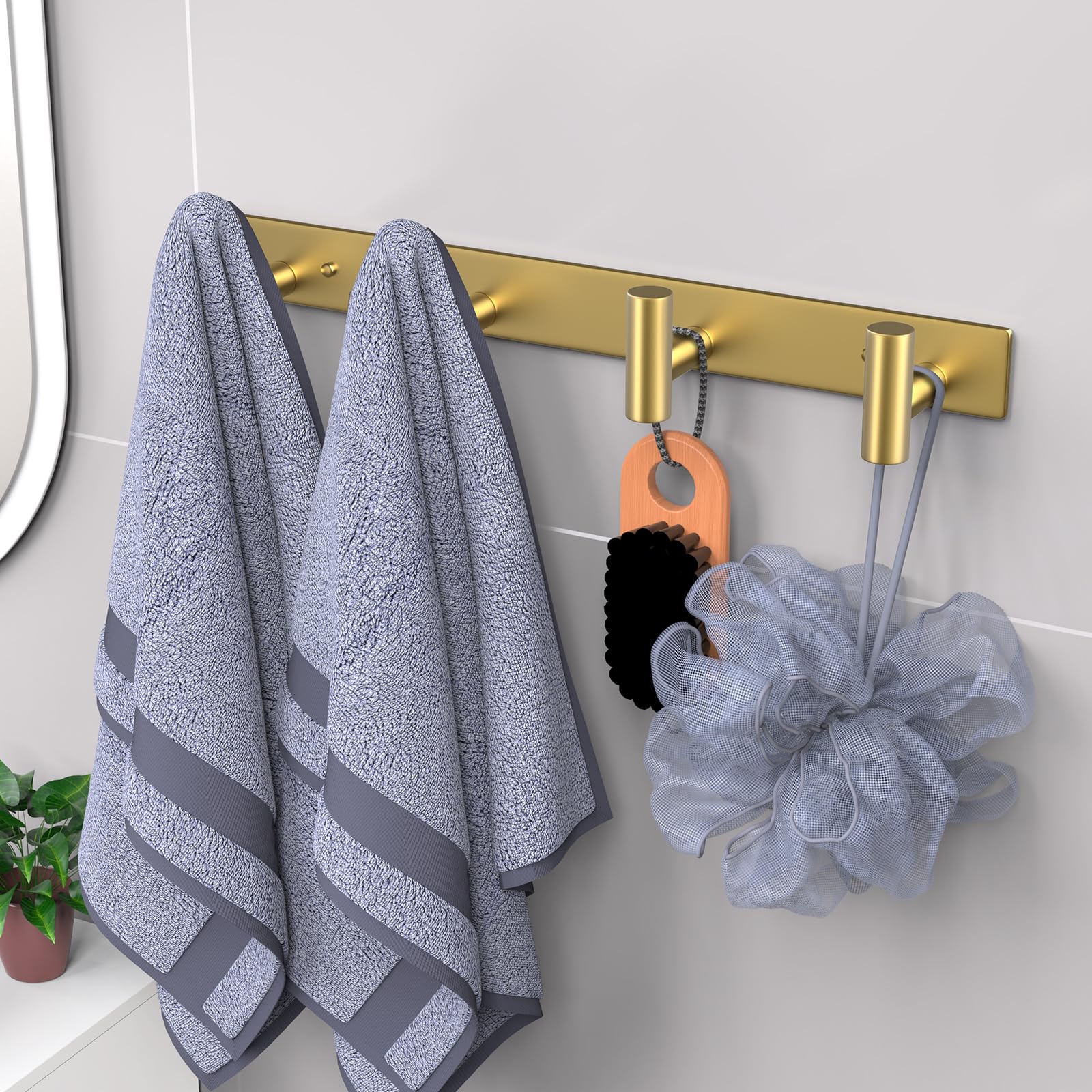 Hat and Coat Wall Mount Rack (2 Count)