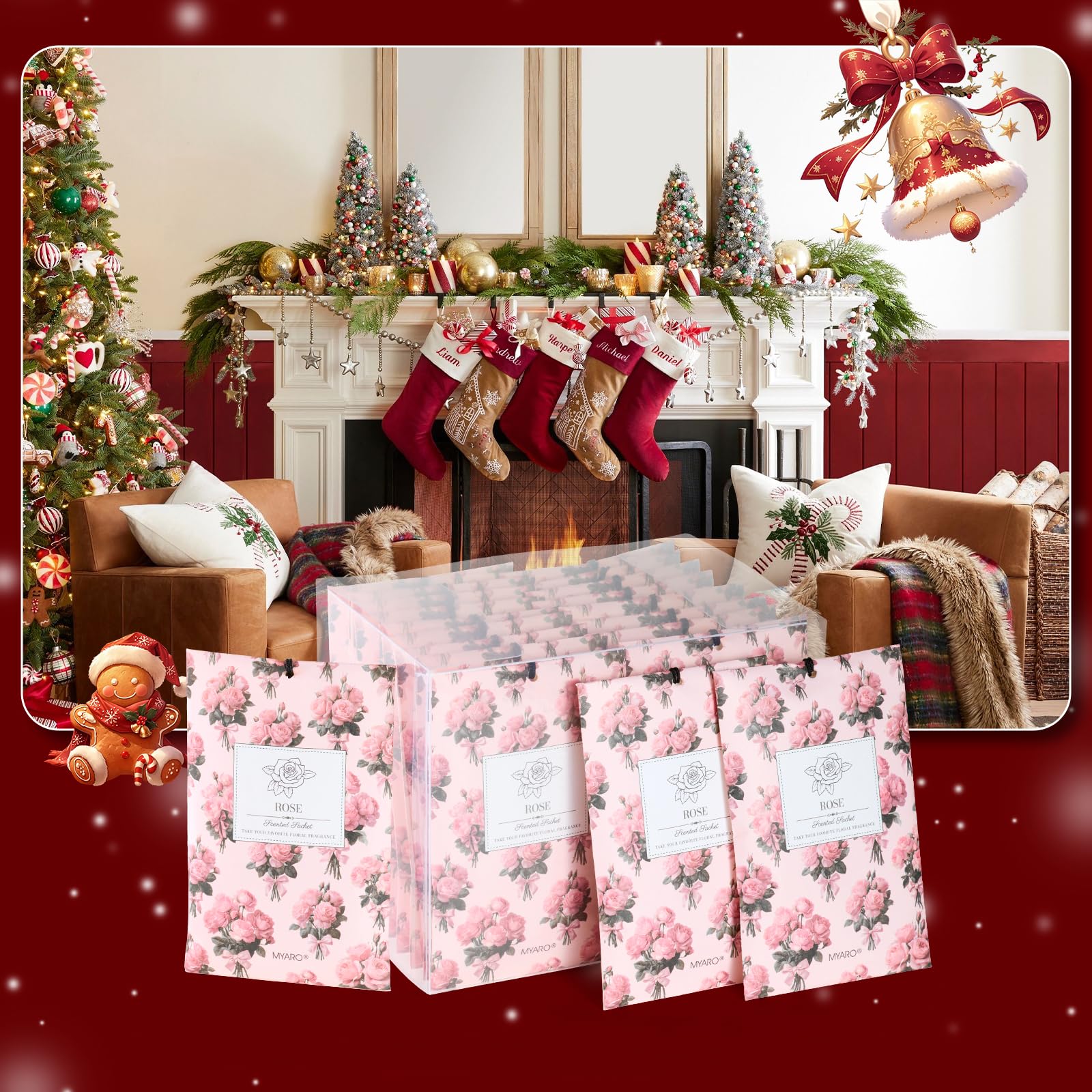 20Pcs Rose Scented Sachets (20 Count)