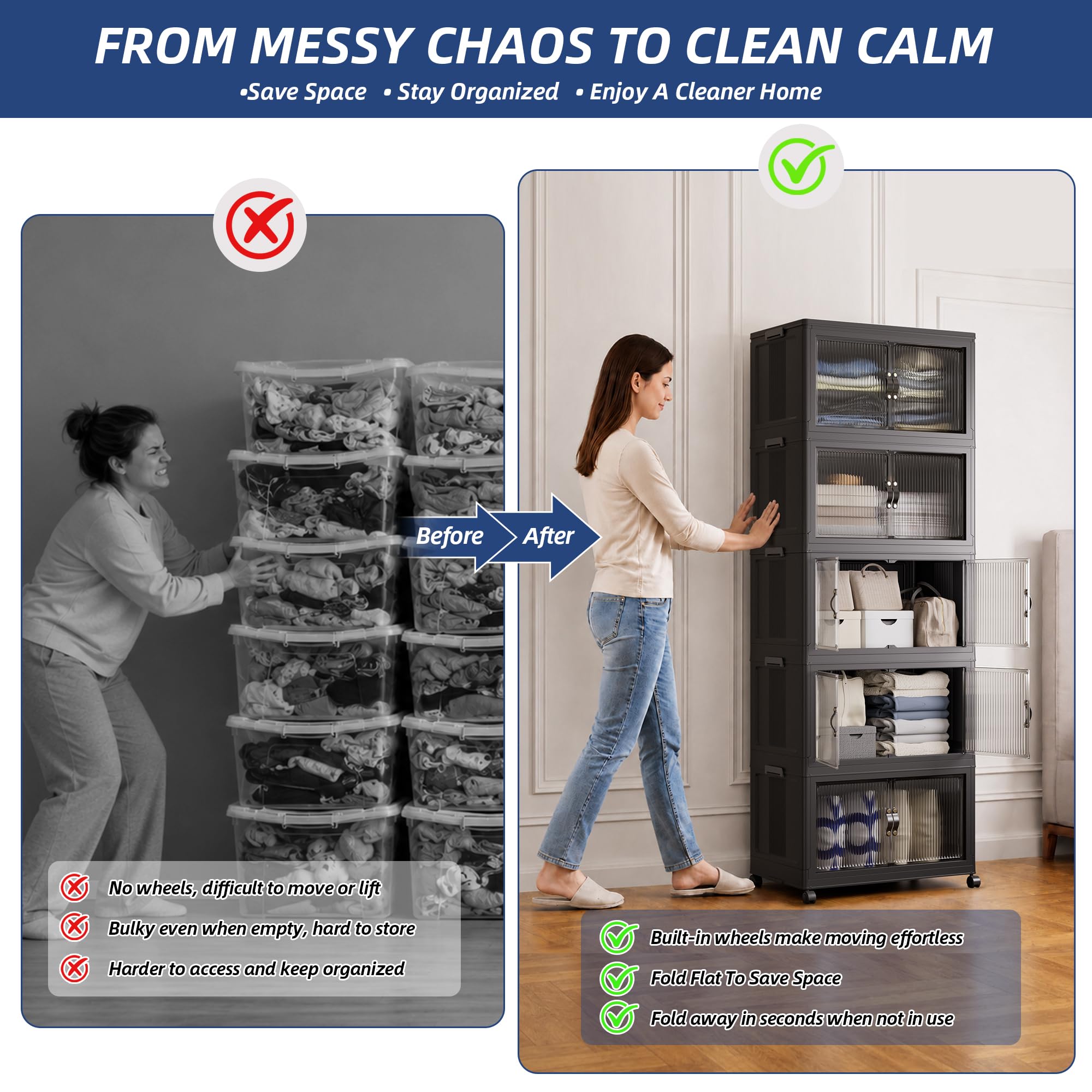 580Qt Stackable Storage Bins