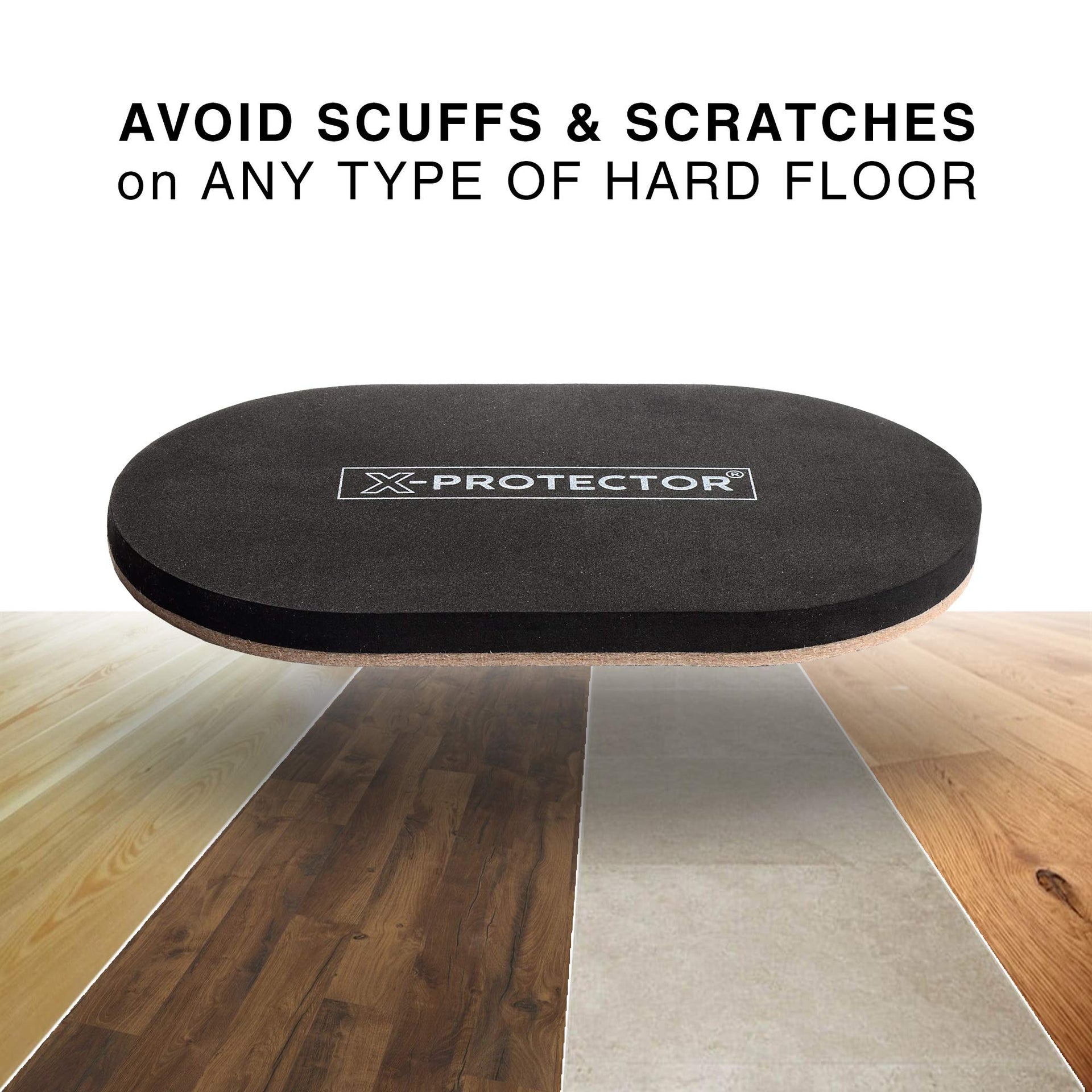 Felt Furniture Sliders Hardwood Floors (4 Count)
