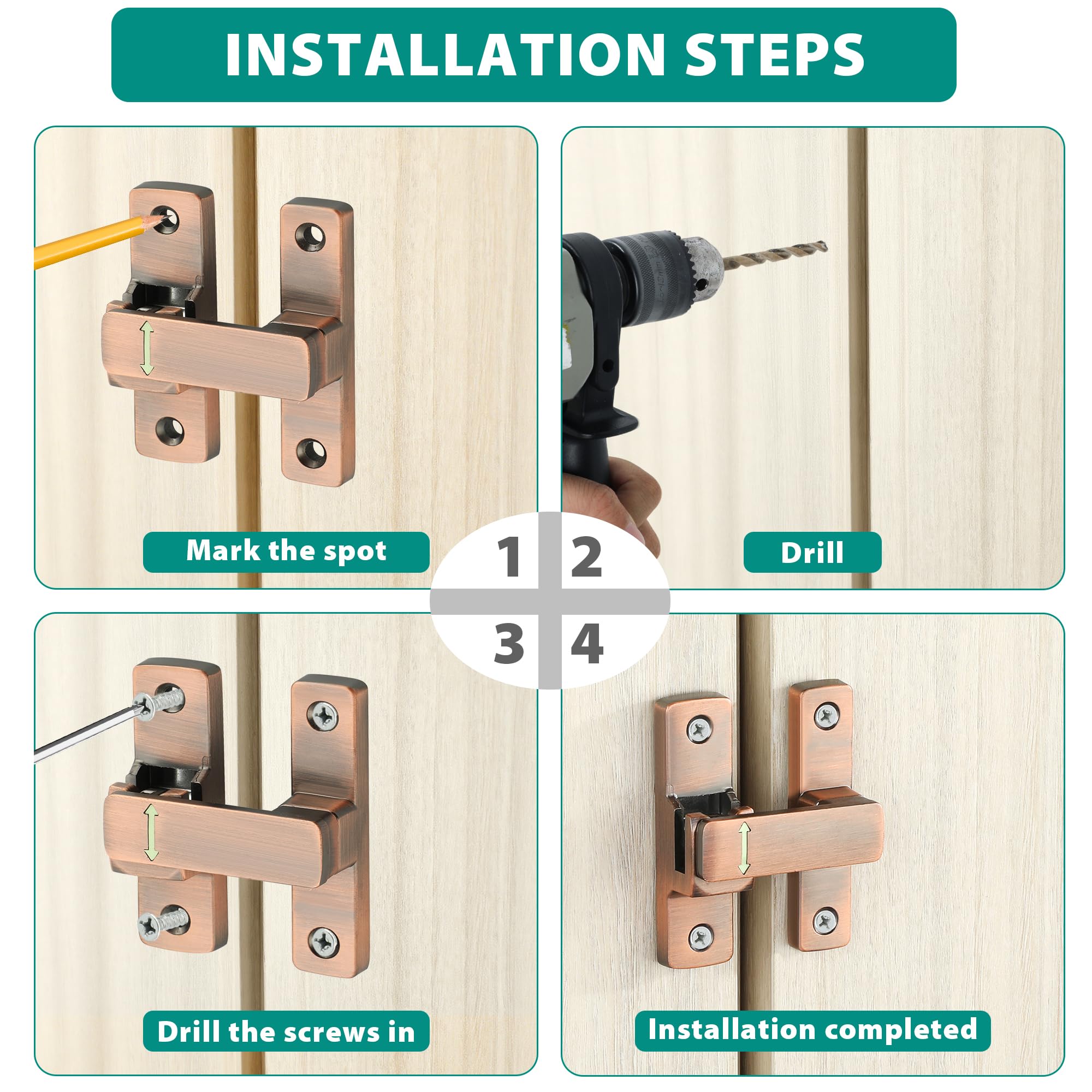 Barn Door Lock