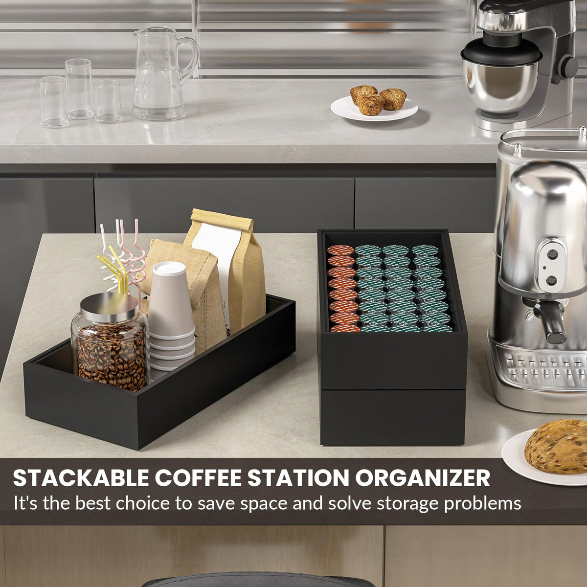 Kitchen Drawer Organizer Bins (2 Count)
