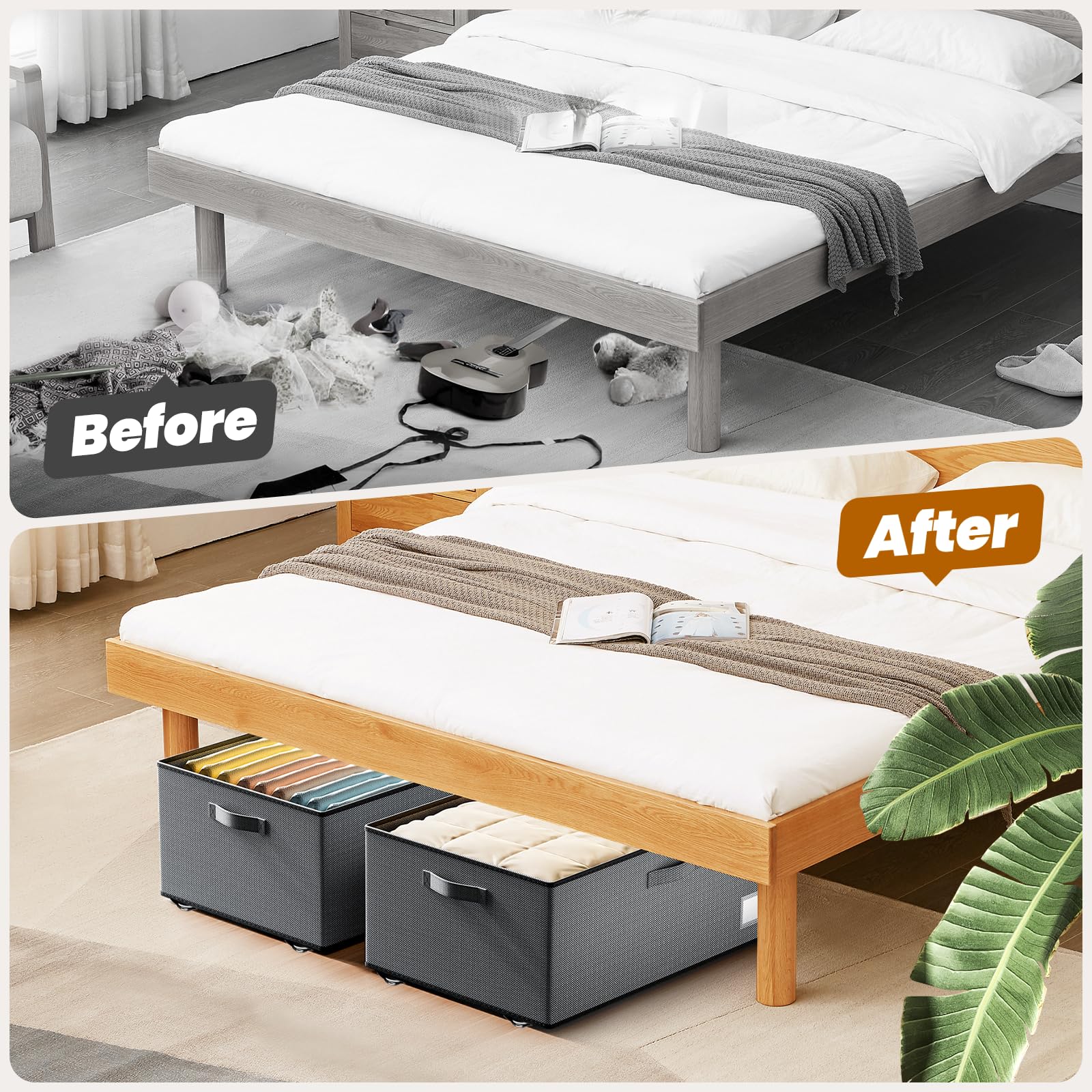 Under Bed Storage With Wheels