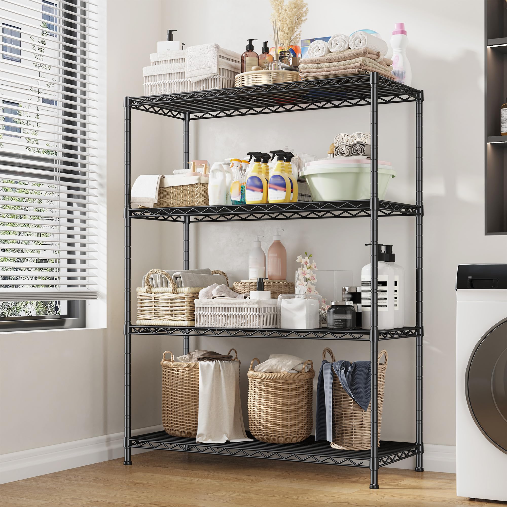 Heavy Duty 4 Tier 620LBS Storage Rack