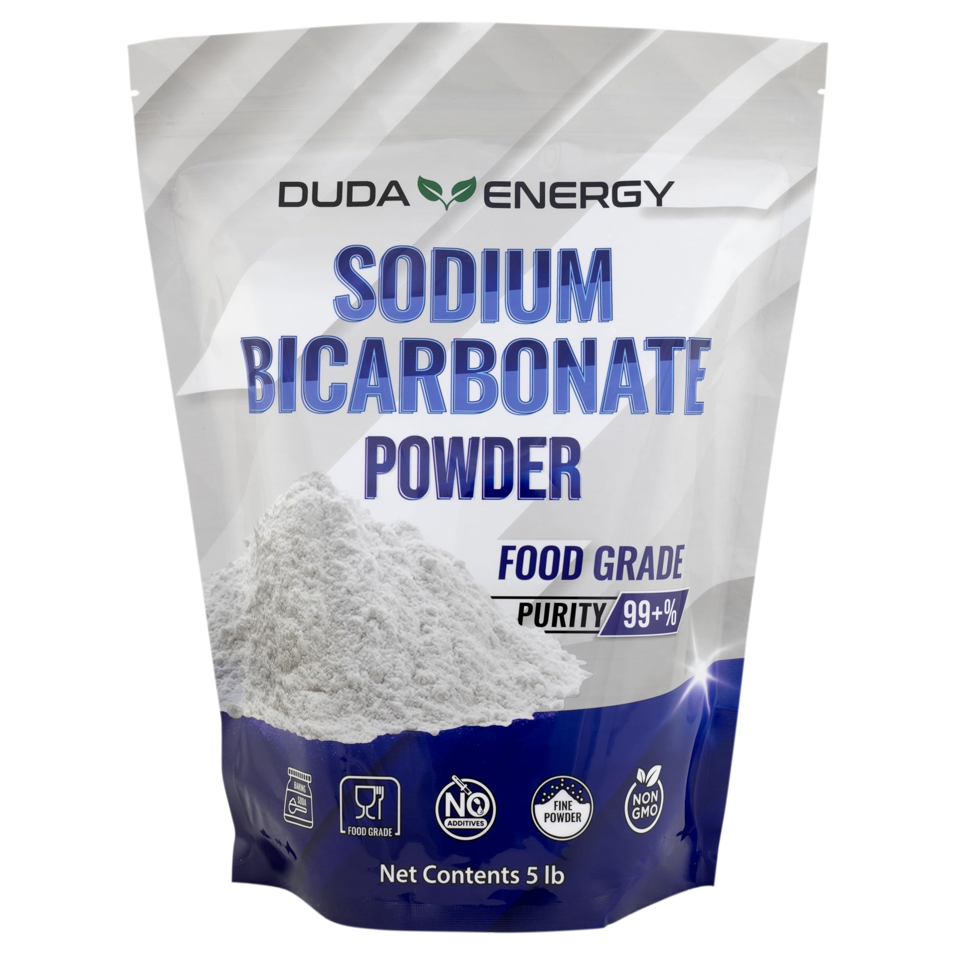 5 lb USP Pure Sodium Bicarbonate Powder Organic Food Grade Listed Pure Baking Soda (80 Ounce)