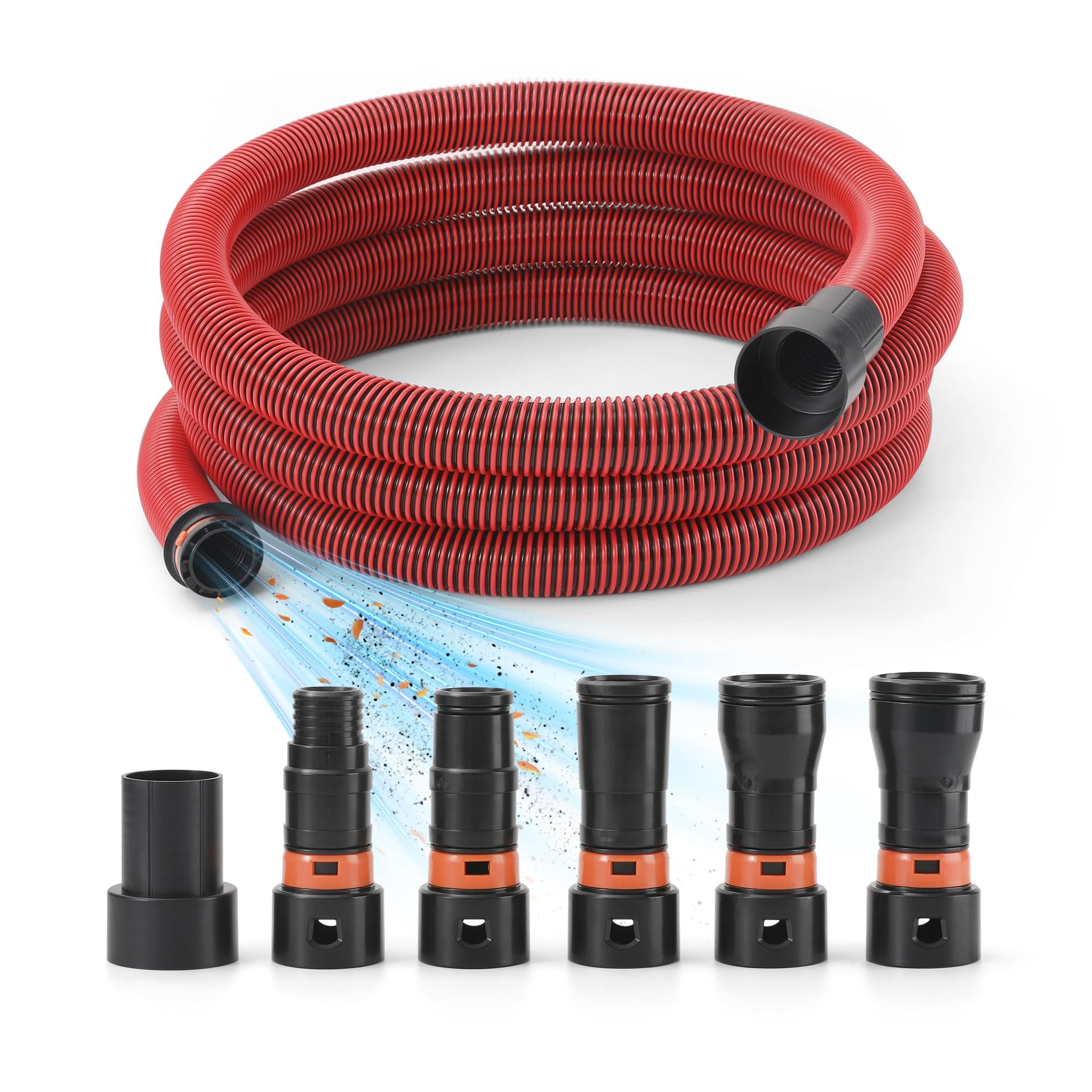10 Feet Dust Collection Hose Kit for Shop Vacuums