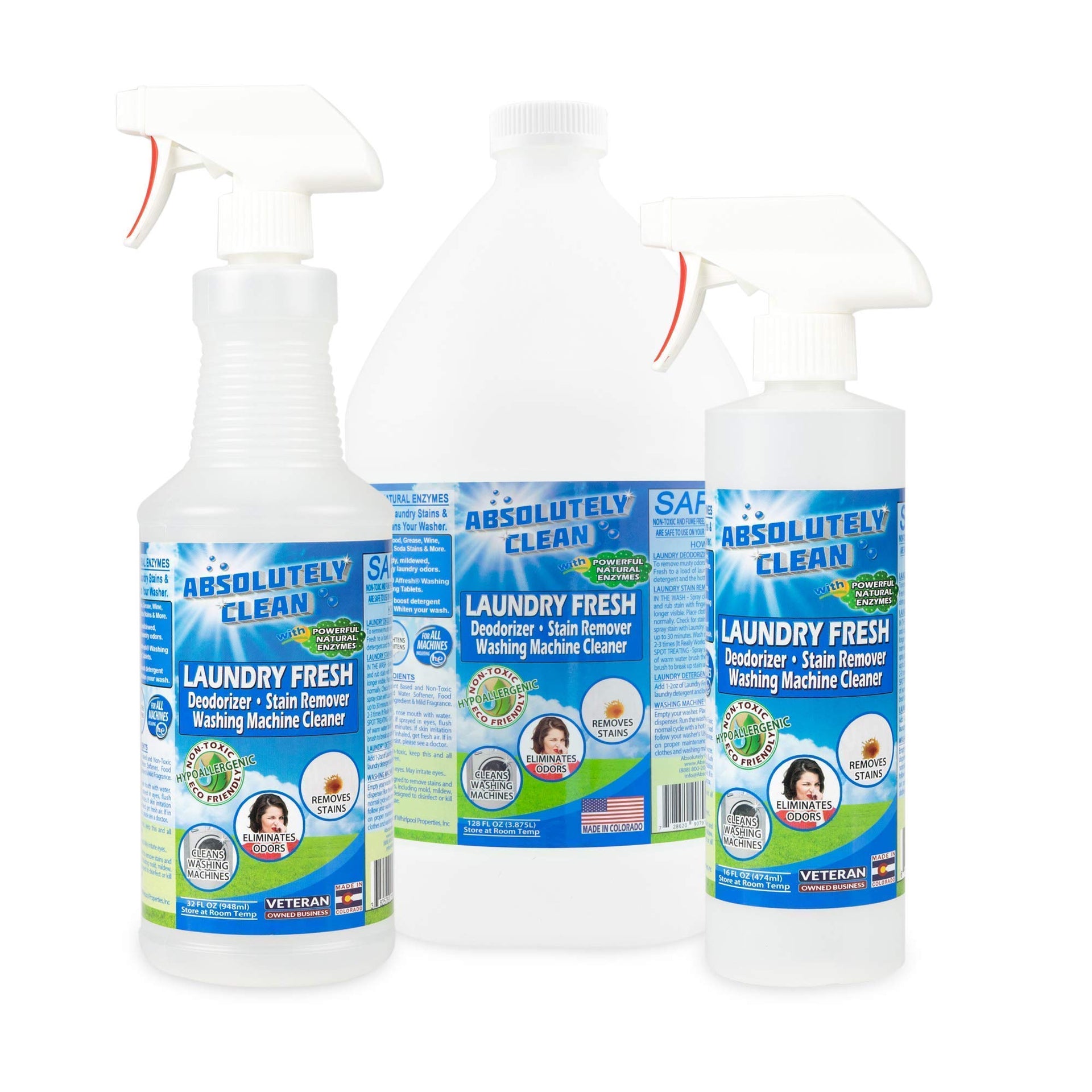 Amazing Laundry detergent liquid Stain and Odor Remover (128 Fl Oz)