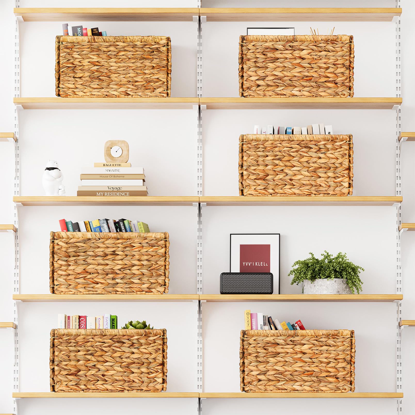 6 Pack Wicker Basket (6 Count)