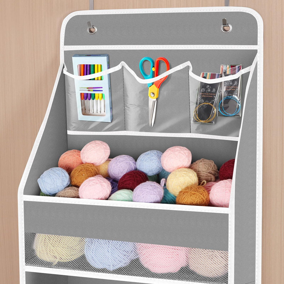 Fabric Over Door Hanging Organizer for Baby Nursery