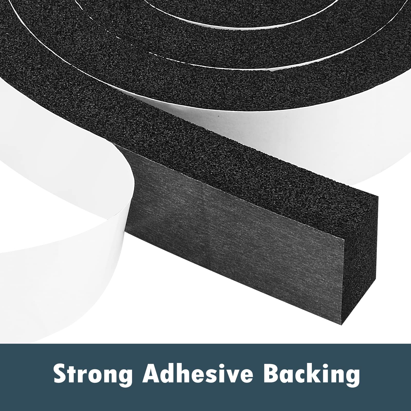 Weather Stripping Door Seal Window Air Conditoner Insulation Foam Seal Tape Black Open Cell Door Seal Strip
