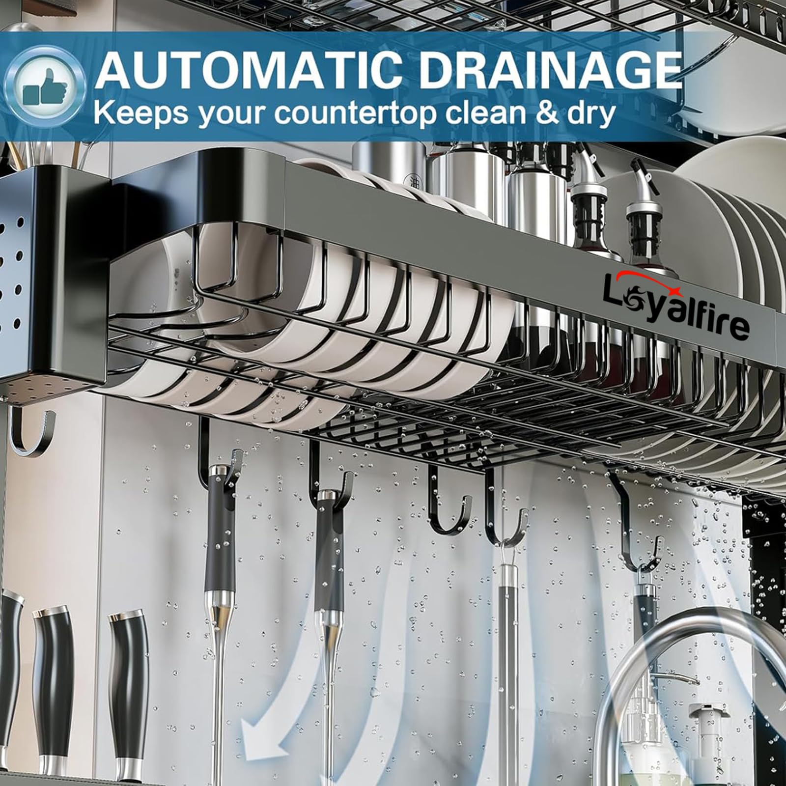Over Sink Dish Drying Rack
