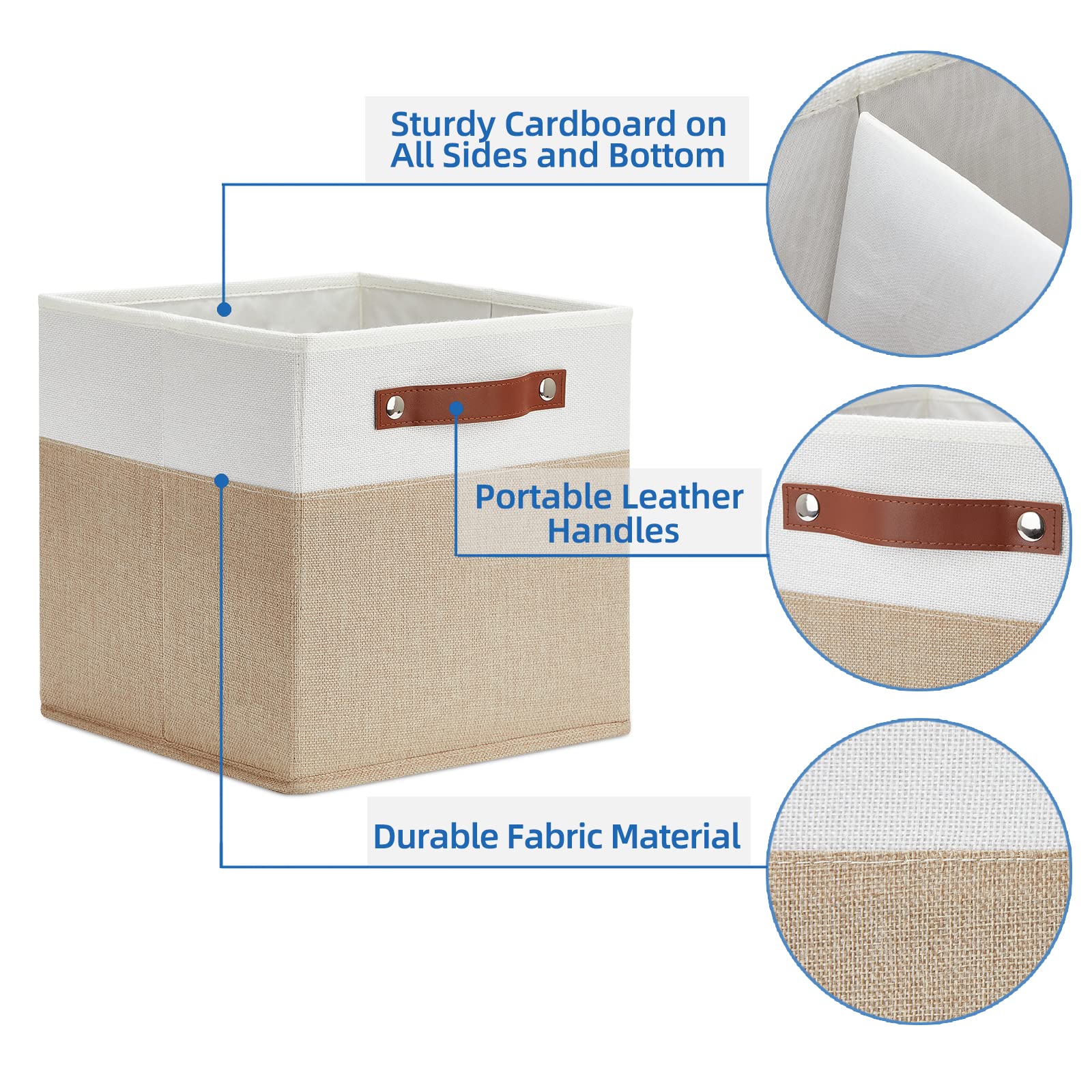Fabric Storage Cubes Bins
