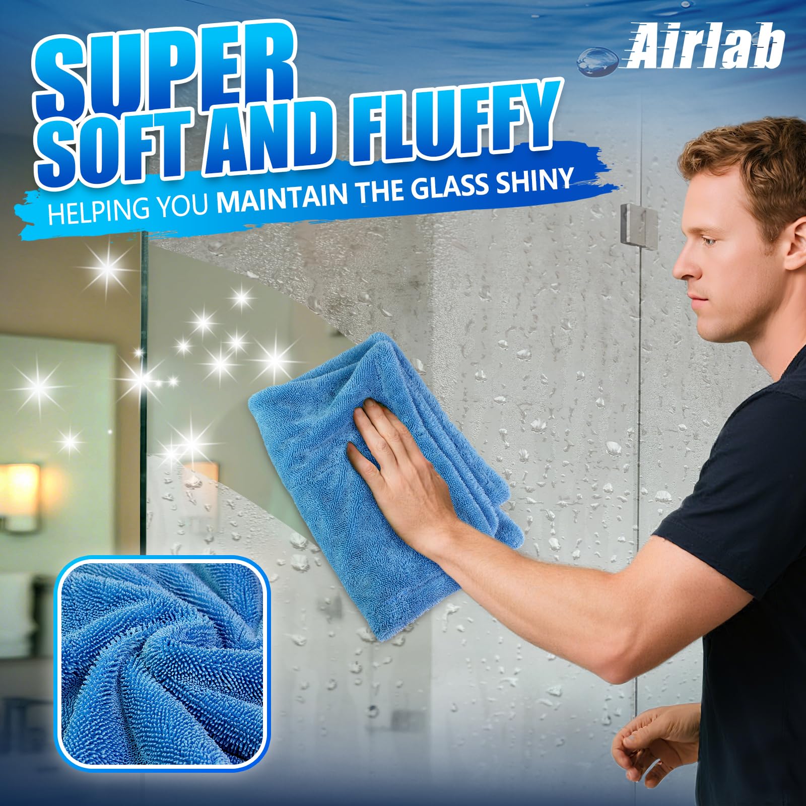 Microfiber Towels Cars Wash Drying Cleaning Cloth (300 Count)