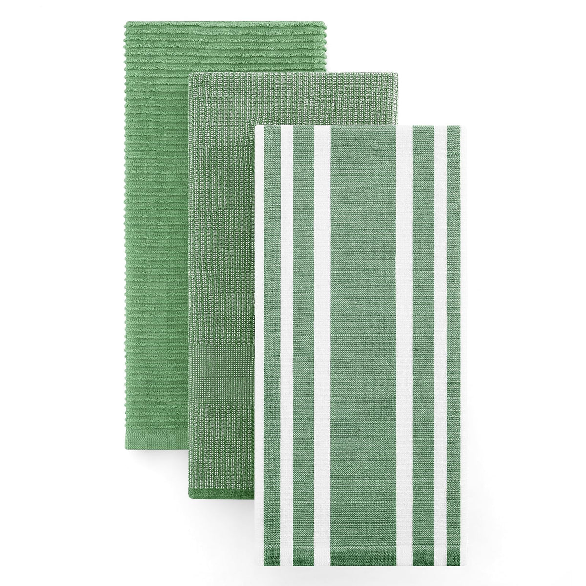 Cotton 380 GSM Premium Kitchen Towels (3 Count)