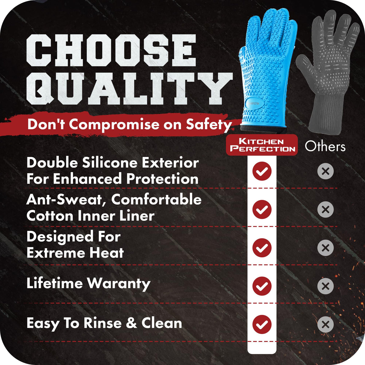 Silicone Smoker Oven Gloves