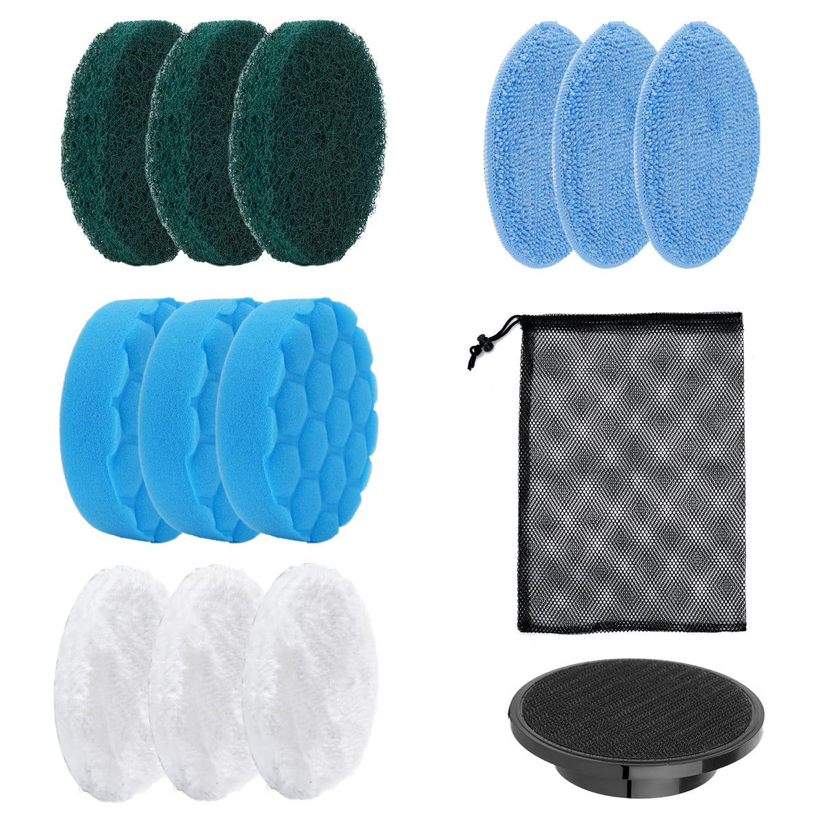 Electric Spin Scrubber Brush Heads Set (12 Count)