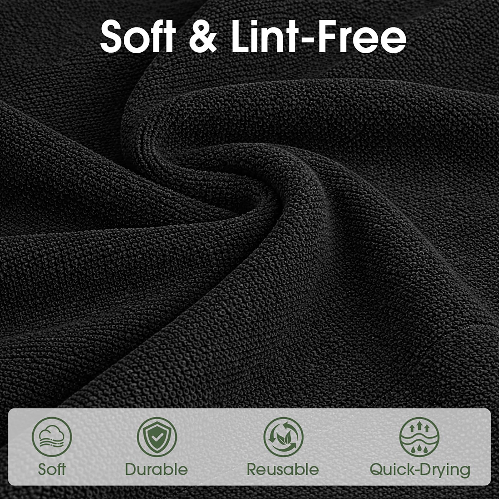 Microfiber Cleaning Cloth Roll (100 Count)