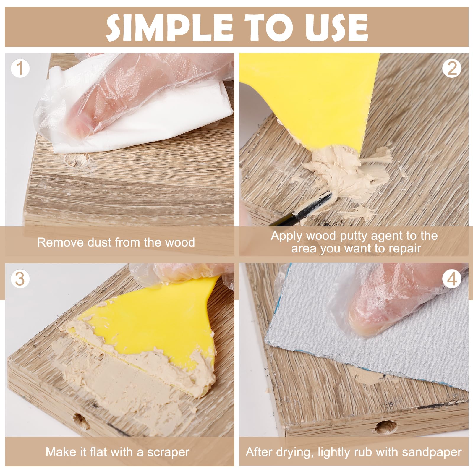 White Oak Wood Filler Paintable (7.05 Ounce)