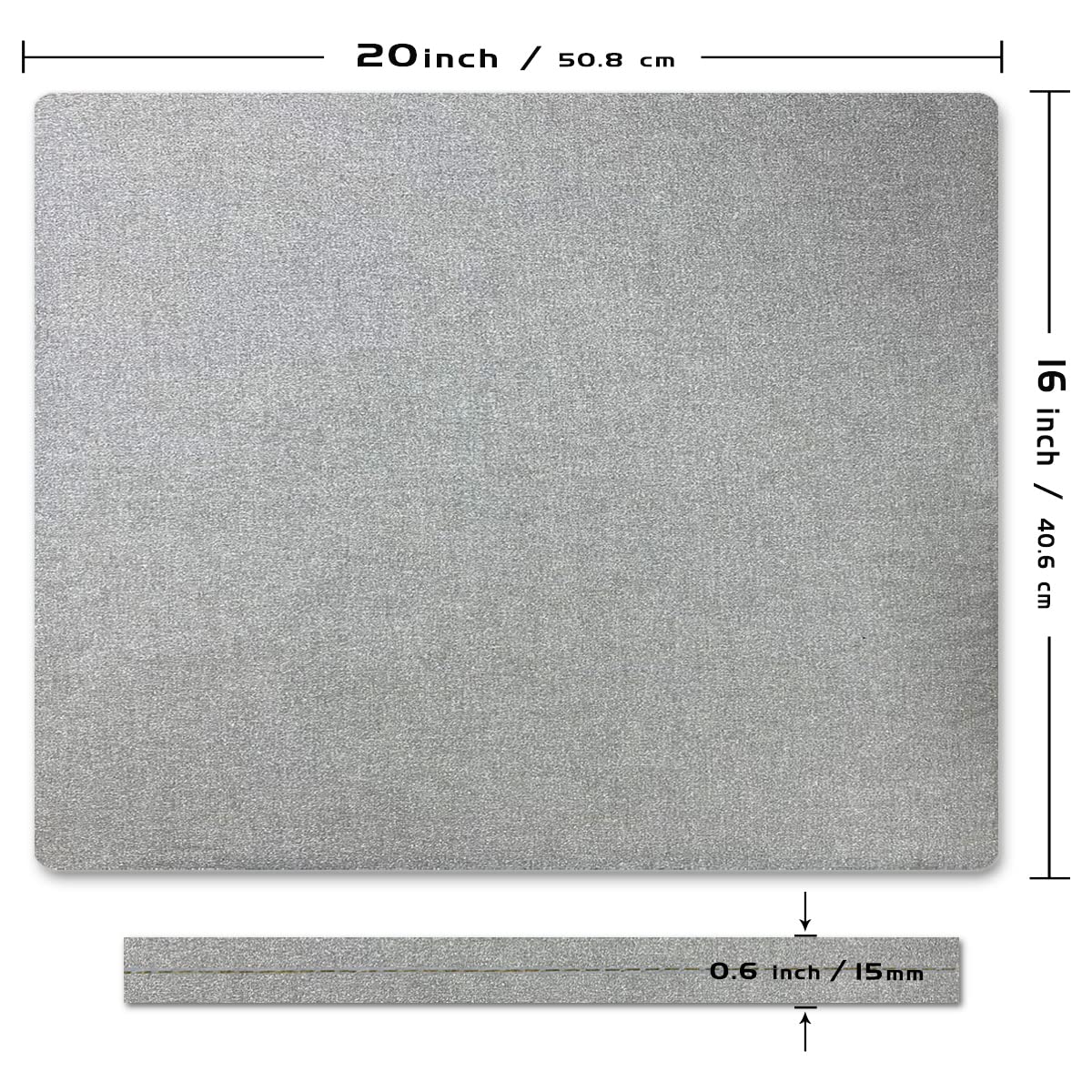 Heat Press Mat 16" x 20" for Easypress Both Sides Applicable