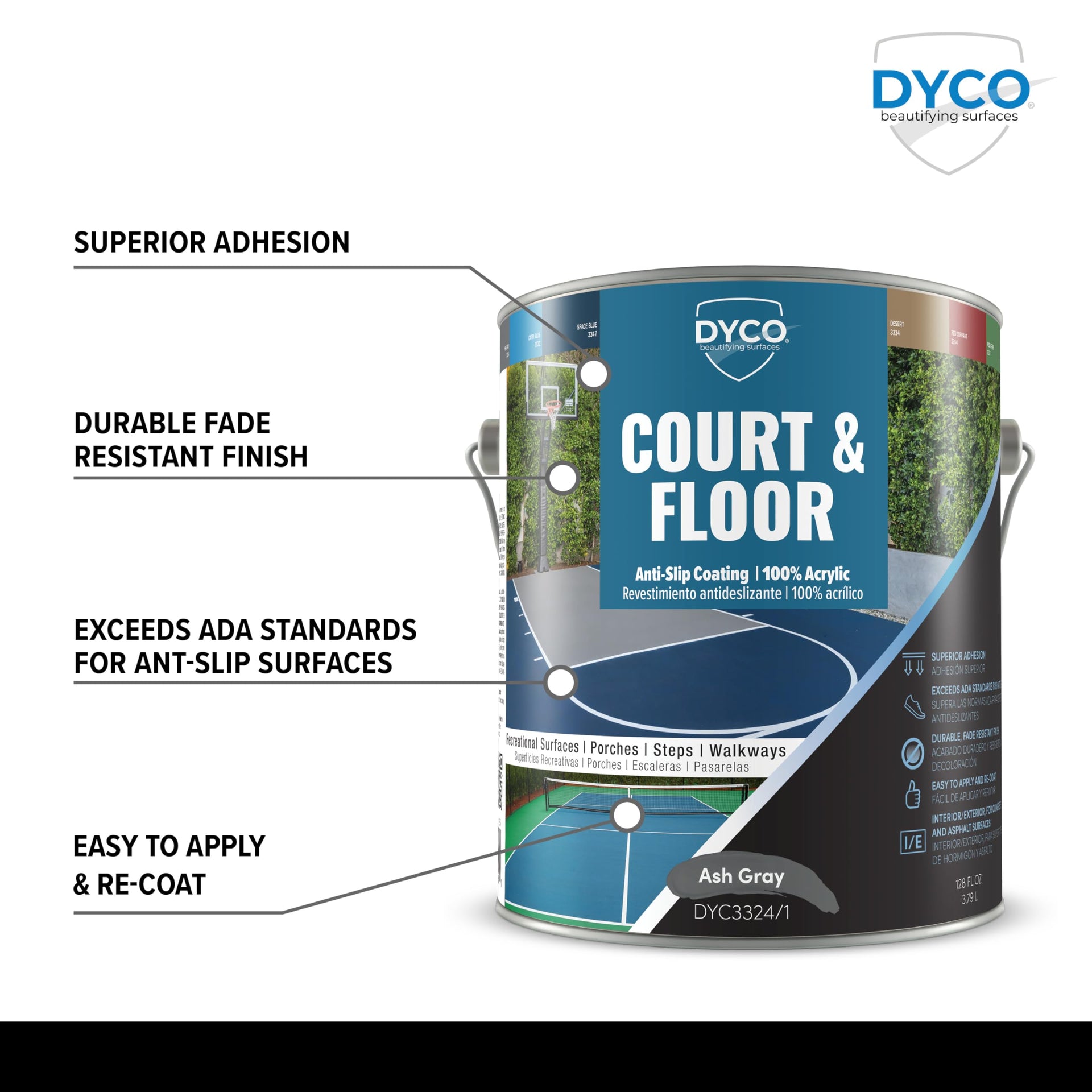 DYCO Court & Floor Anti (128 Fl Oz)