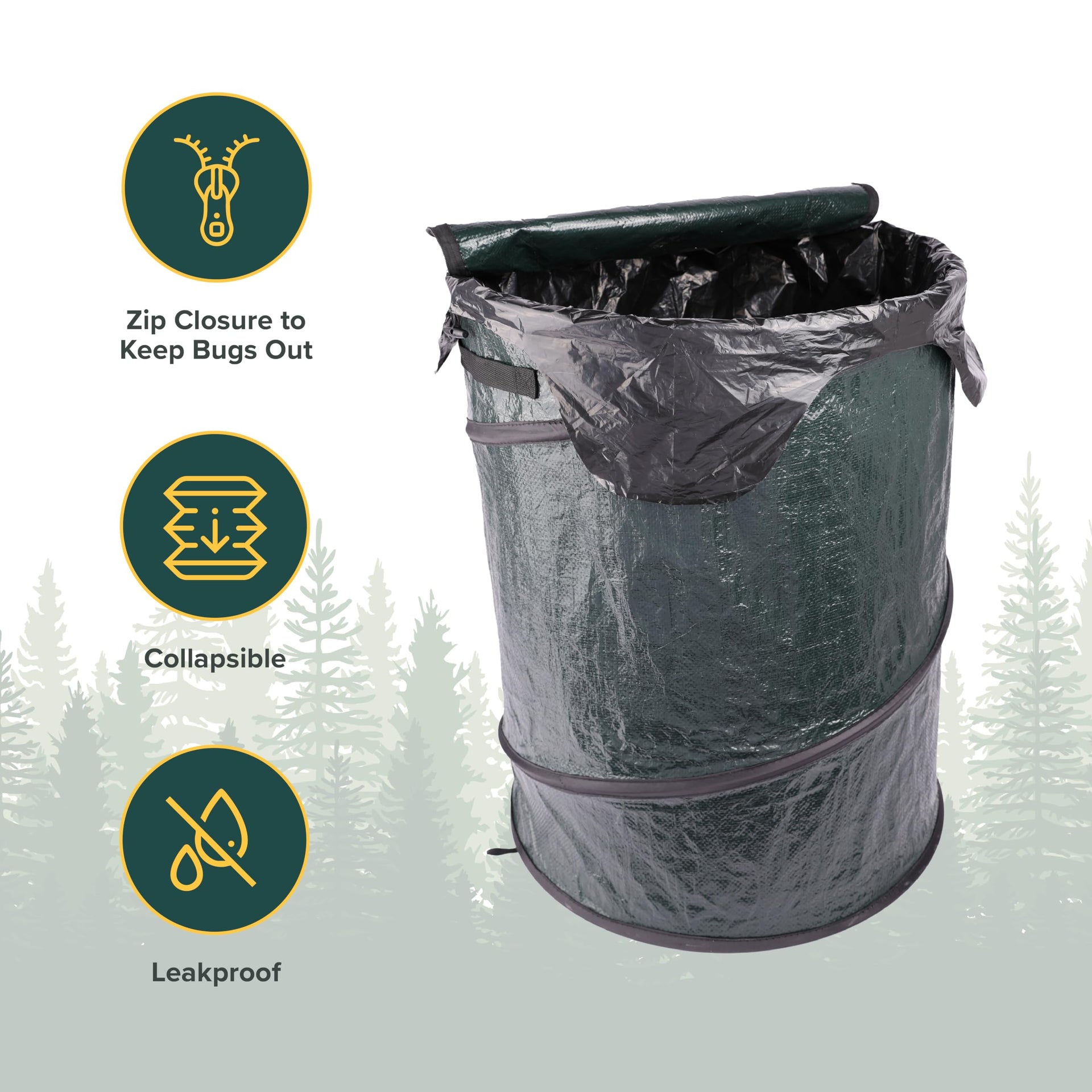 Pop Up Lightweight Trash Can