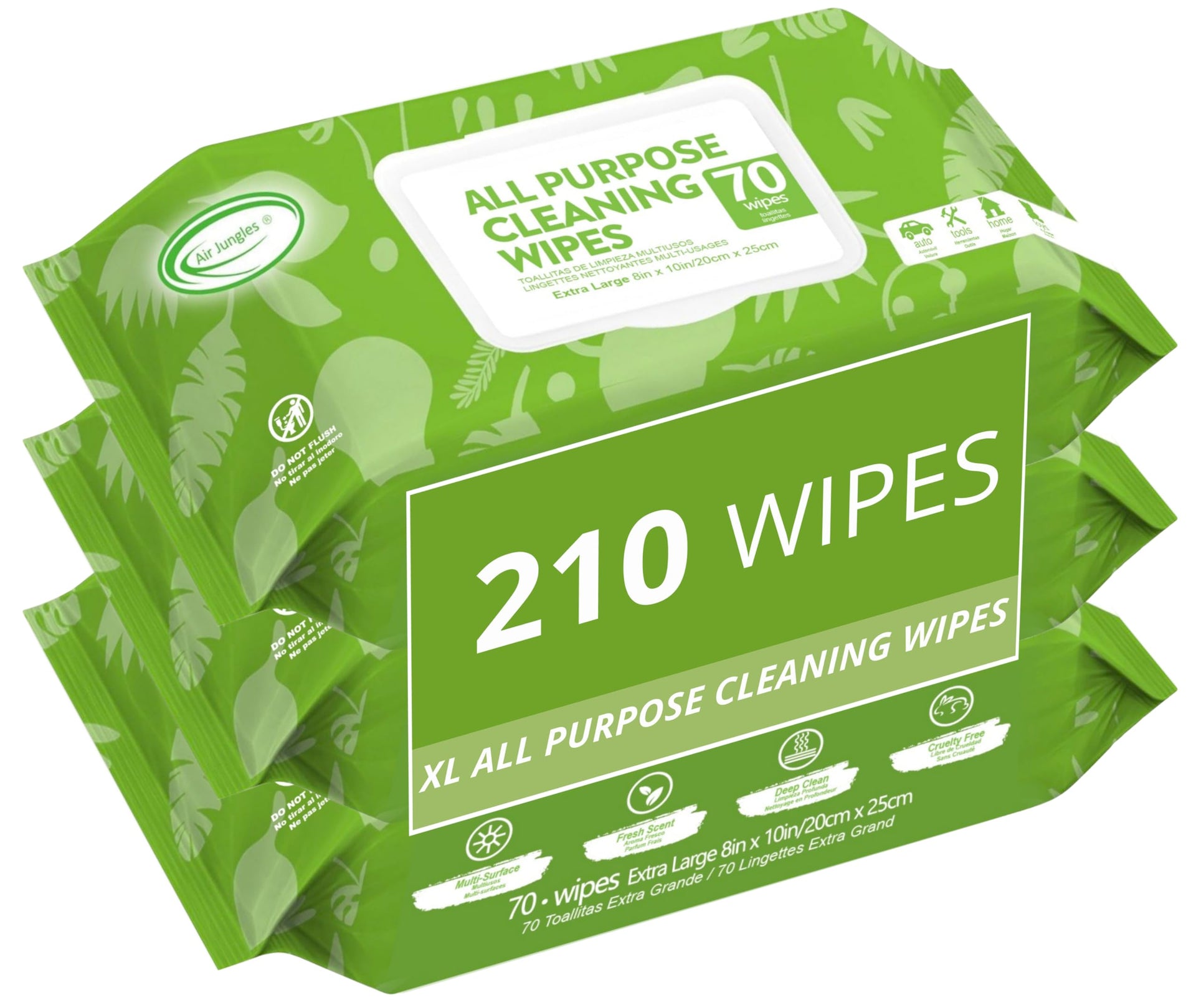 All Purpose Cleaning Wipes 210 Count