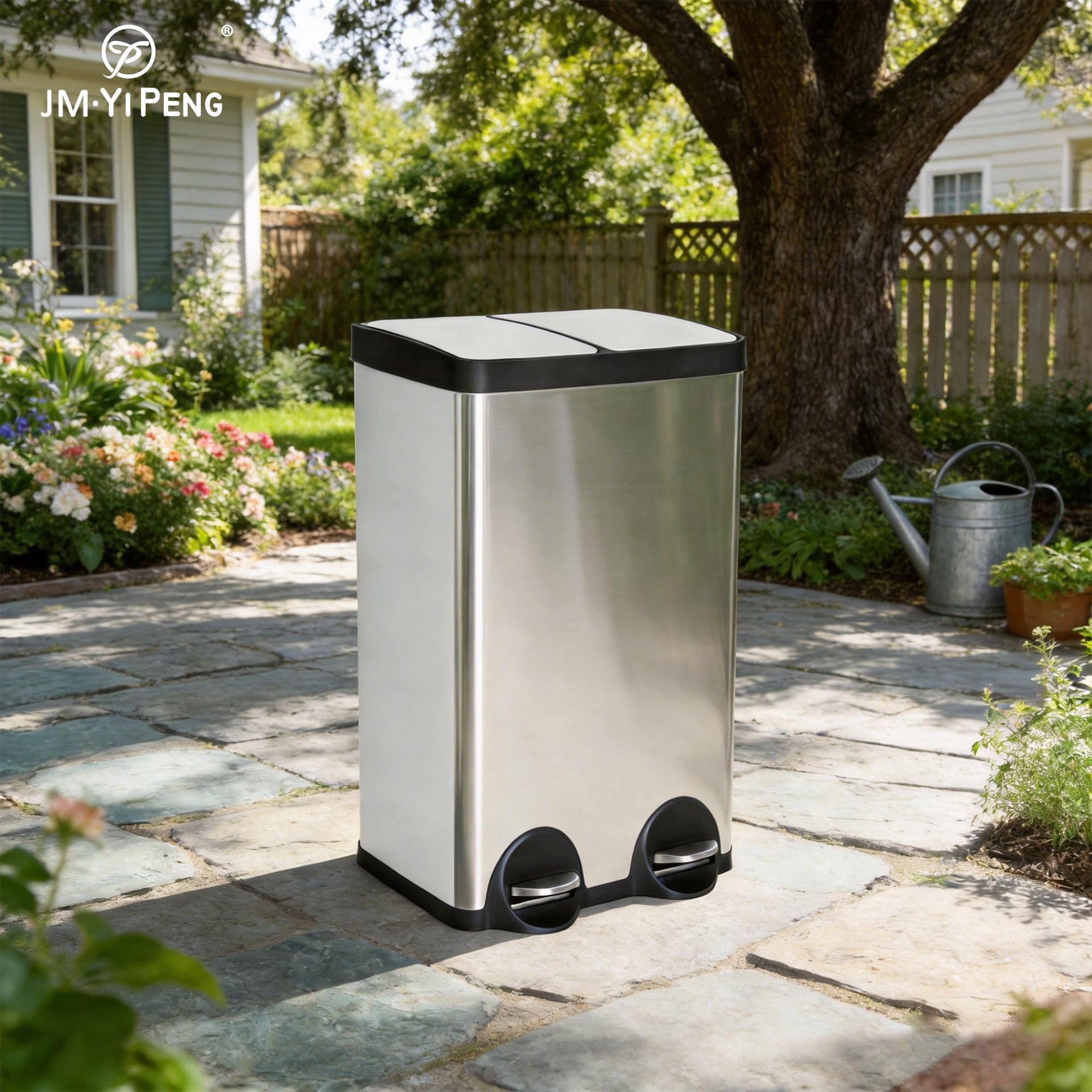 Dual Trash Can (2 Count)