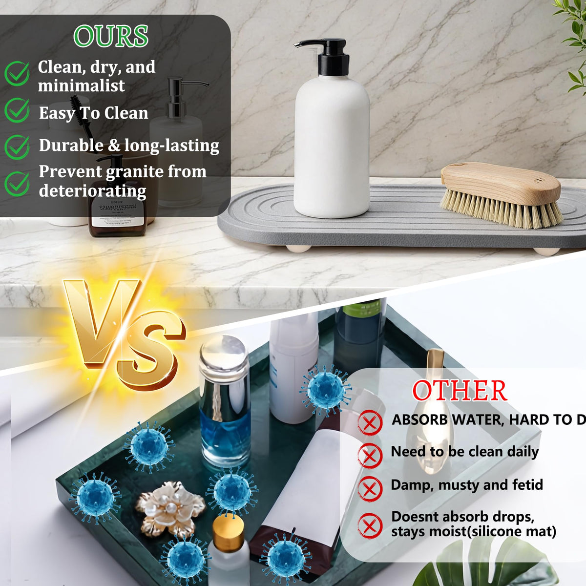 Instant Dry Sink Caddy Organizer