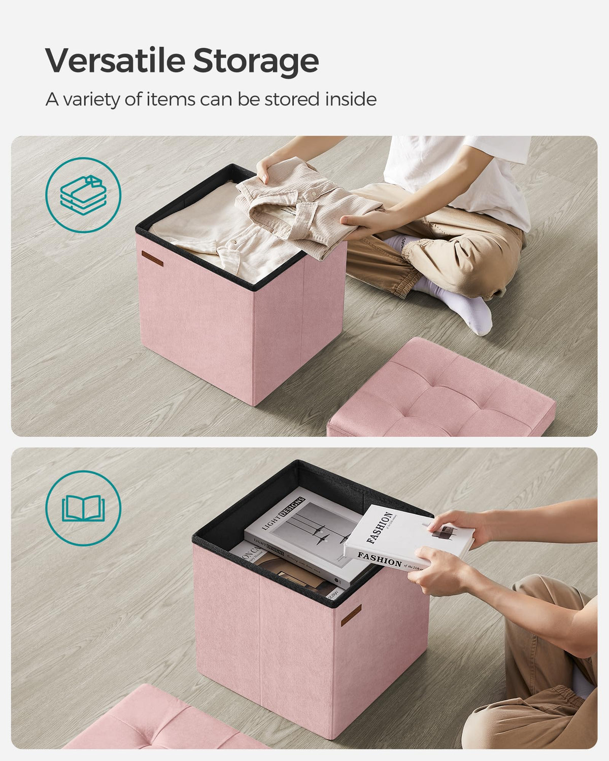 Small Storage Ottoman