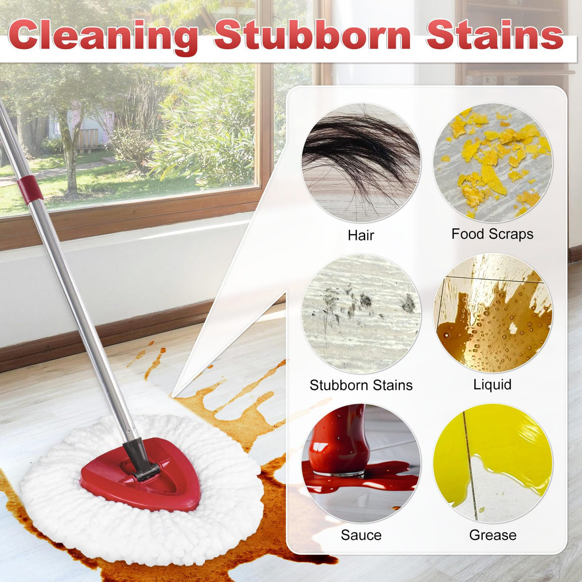 Mop Heads Replacement for Ocedar (7 Count)