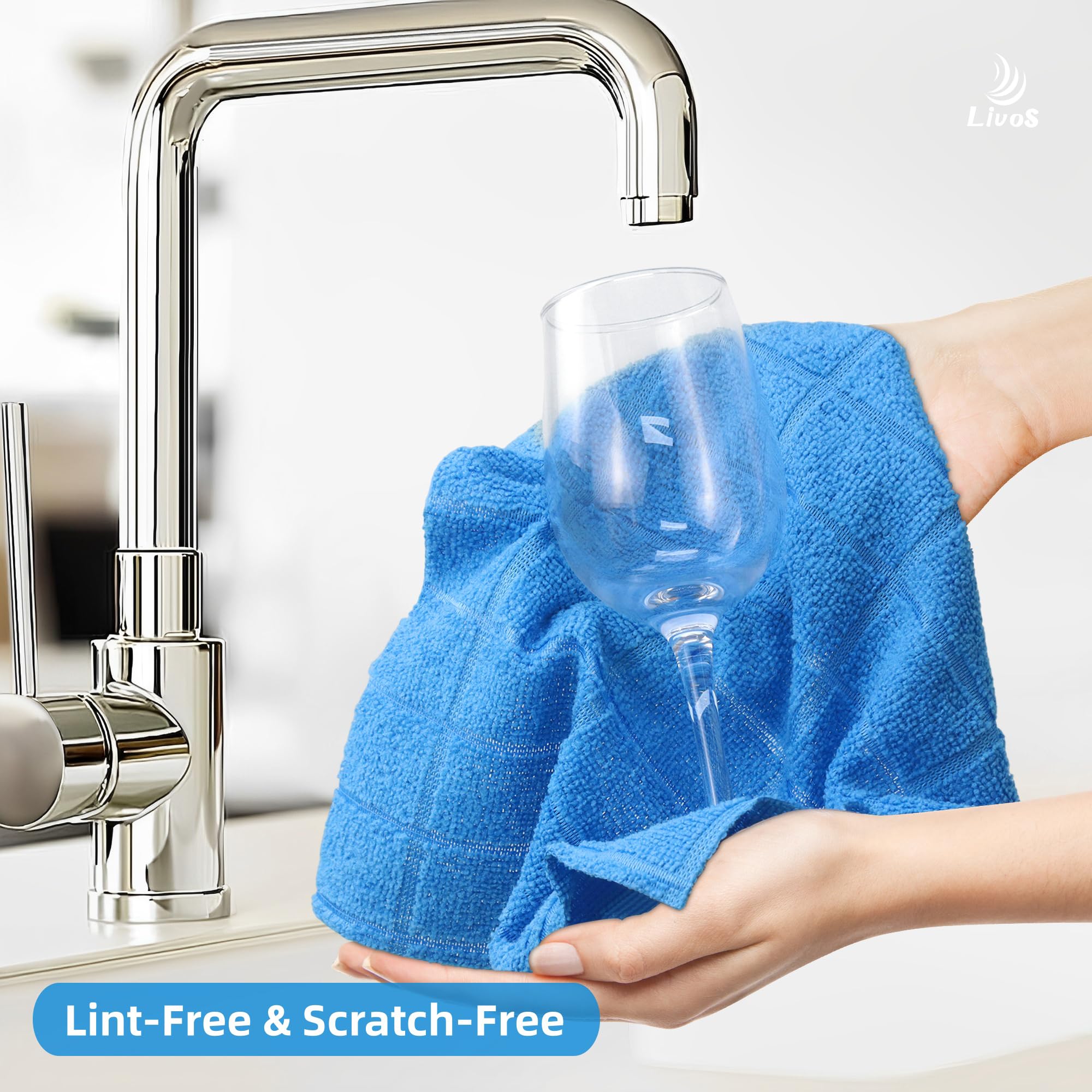 Microfiber Cleaning Cloth Roll (80 Count)