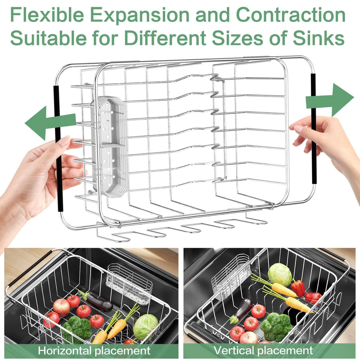 Small Dish Drying Rack in Sink