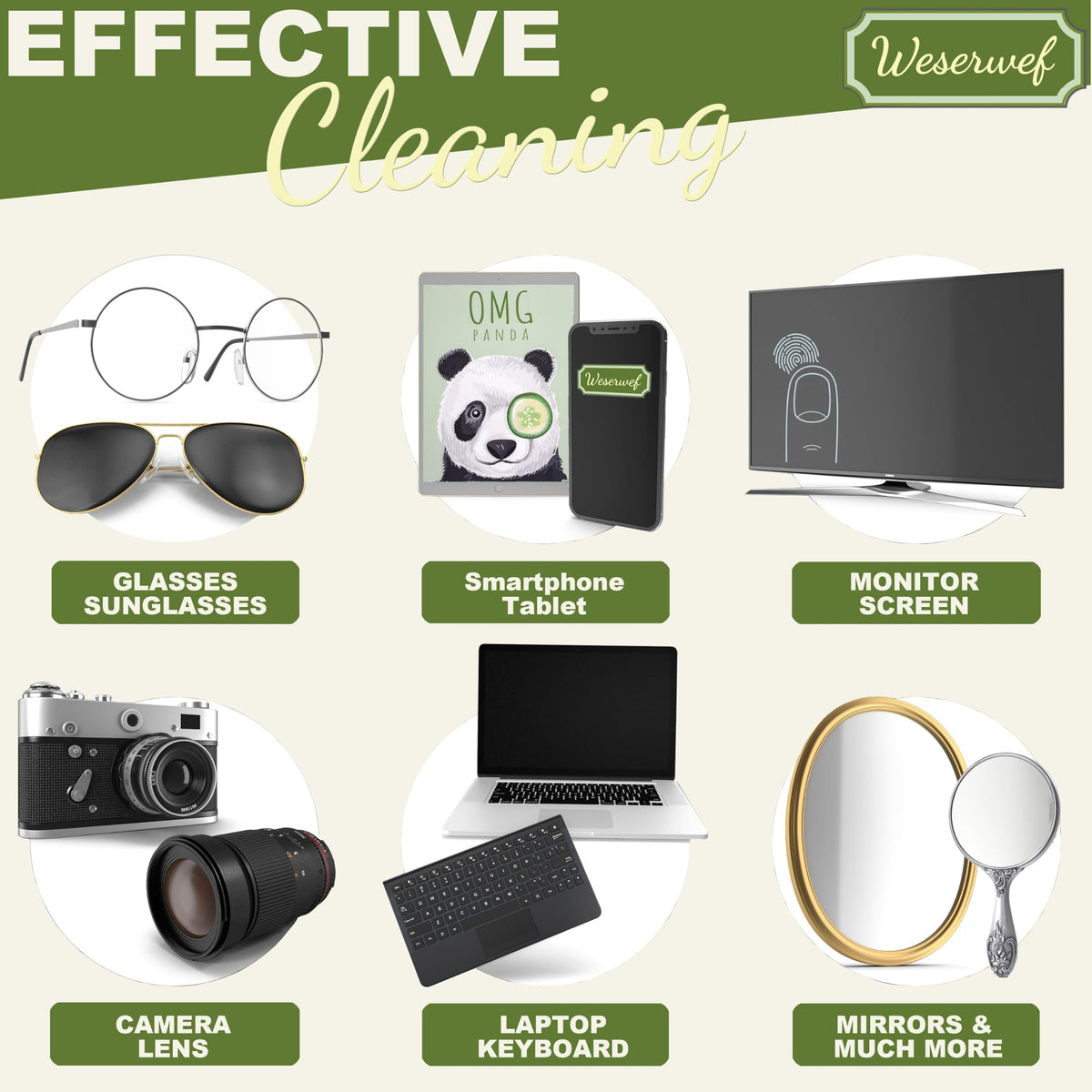 Design Microfiber Glasses Cleaning Cloth
