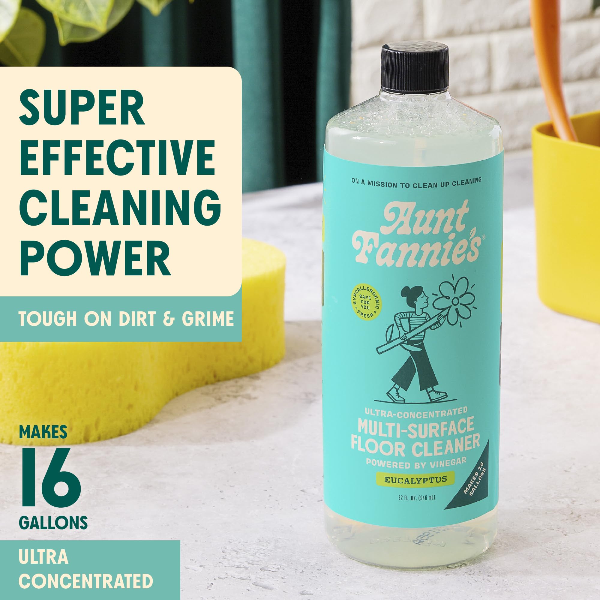 Ultra Concentrated Vinegar Floor Cleaner (192 Fl Oz) - ModHome Supplies
