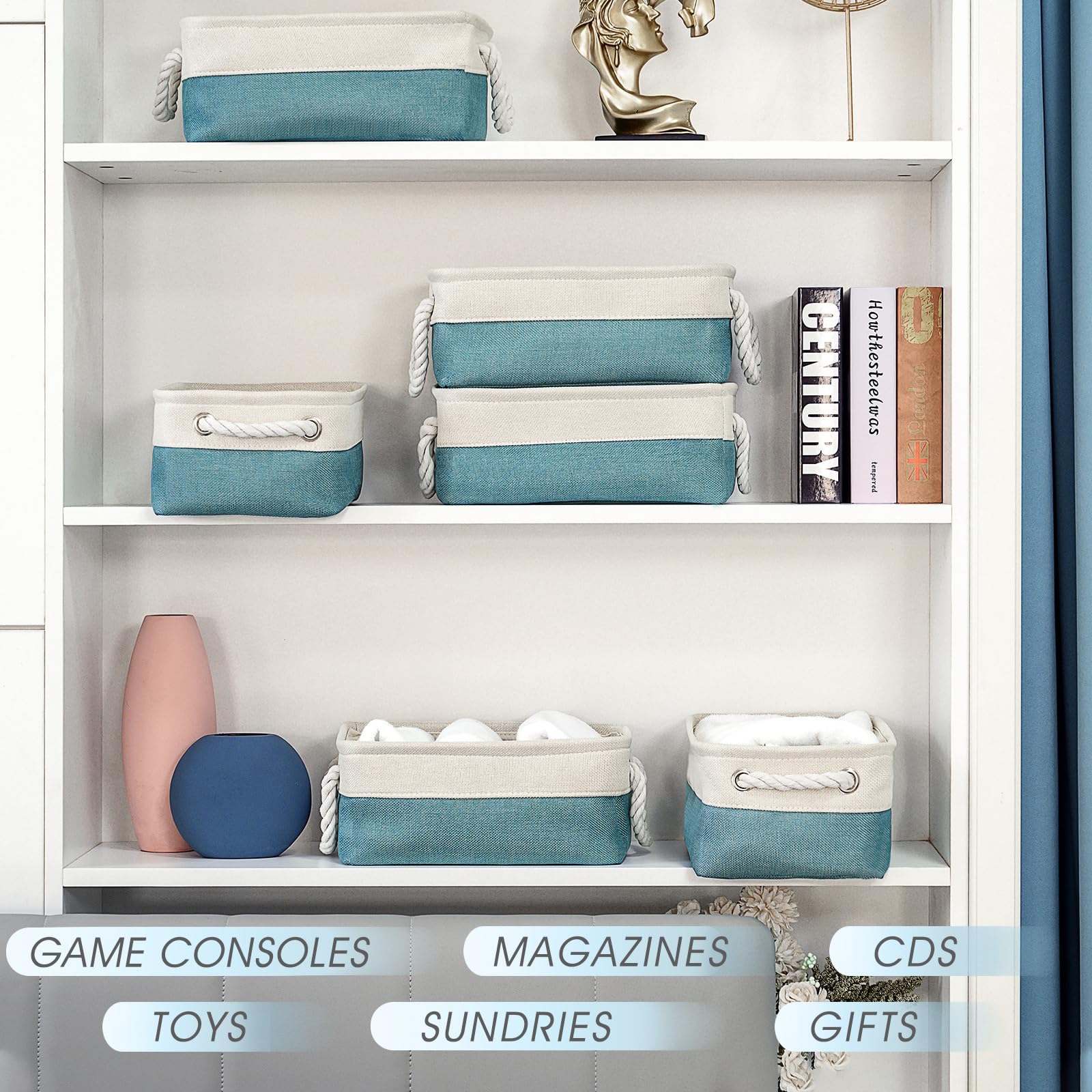 Fabric Storage Bin with Handles