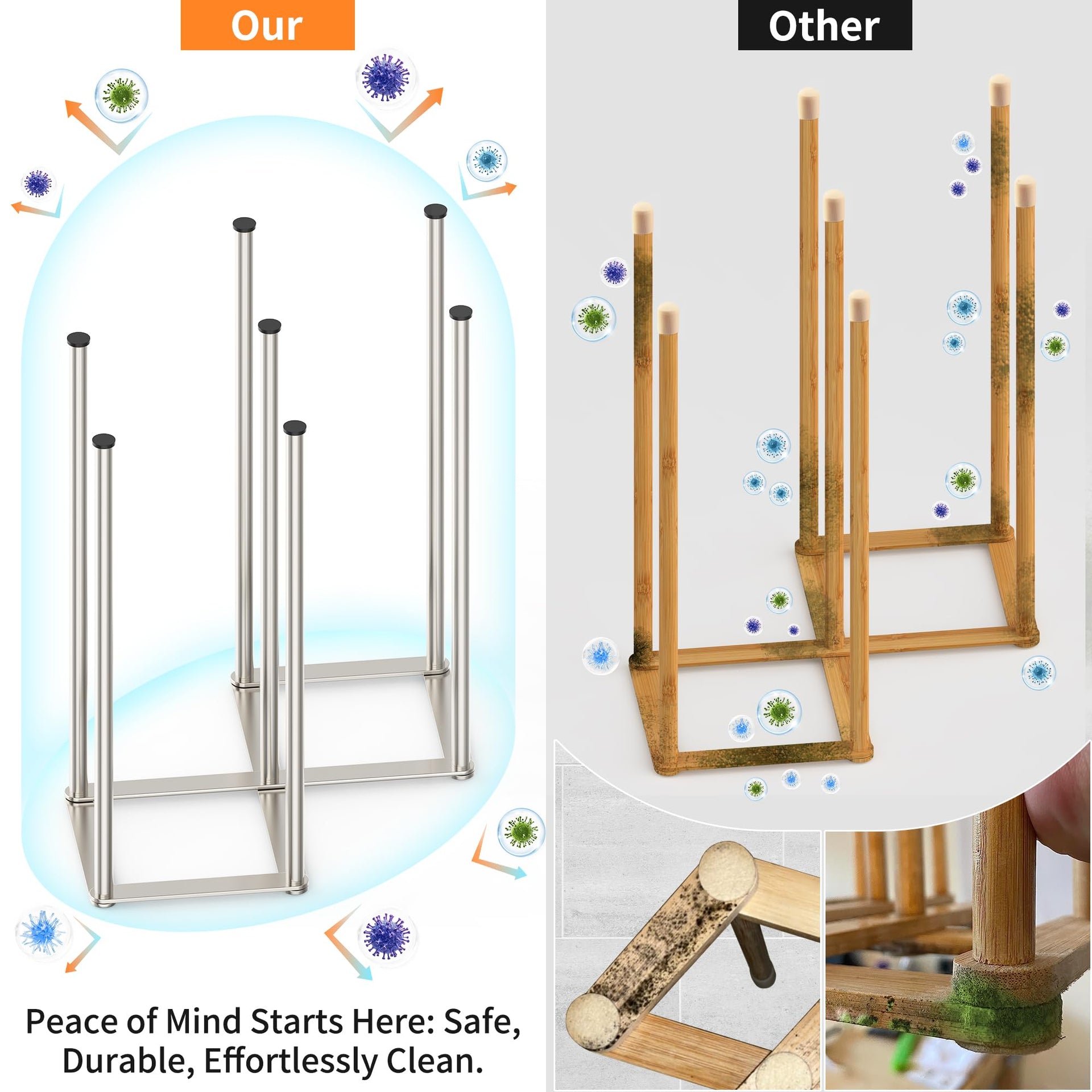 Foldable Bottle Drying Rack (19.36 Ounce)