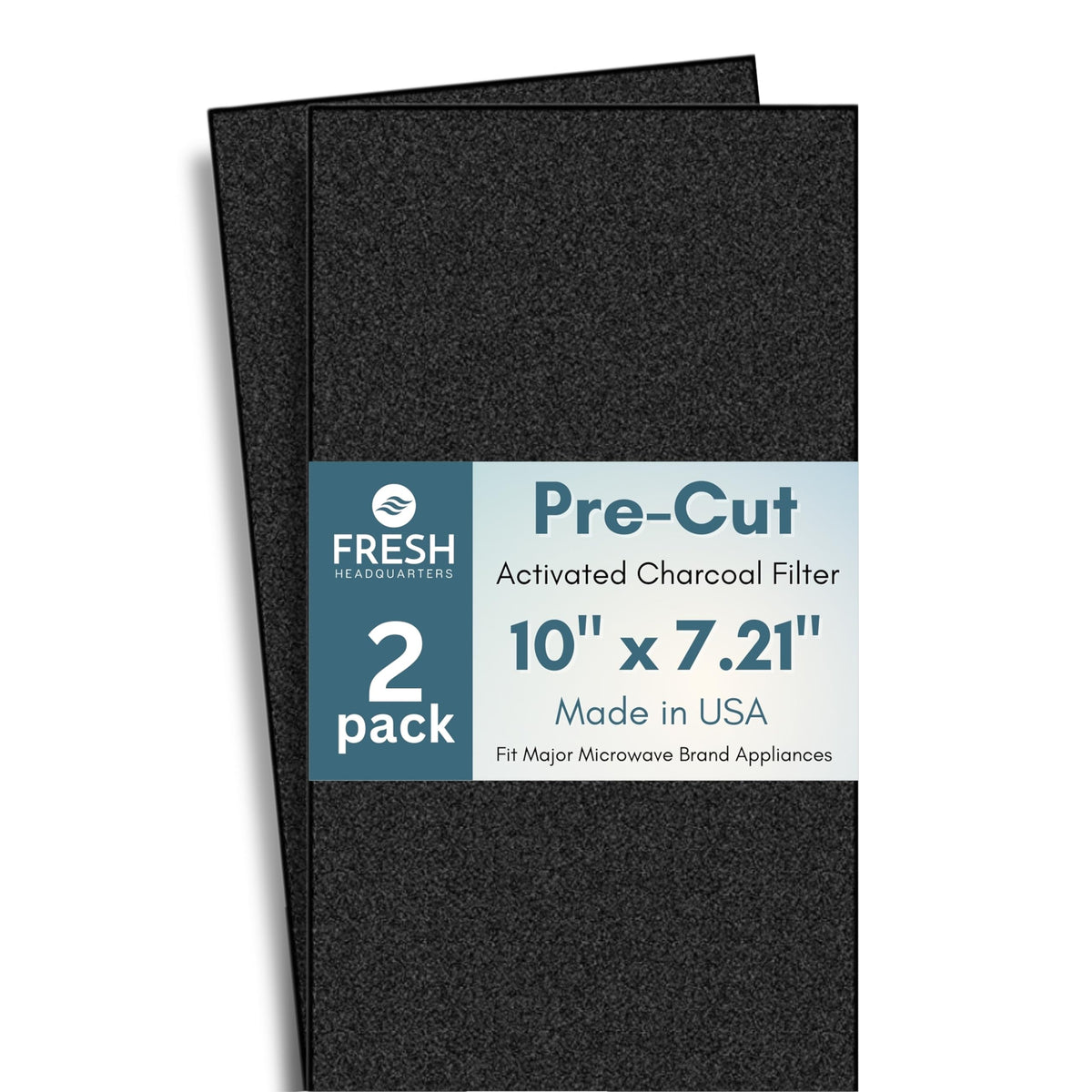 Activated Carbon Microwave Charcoal Filters (2 Count)