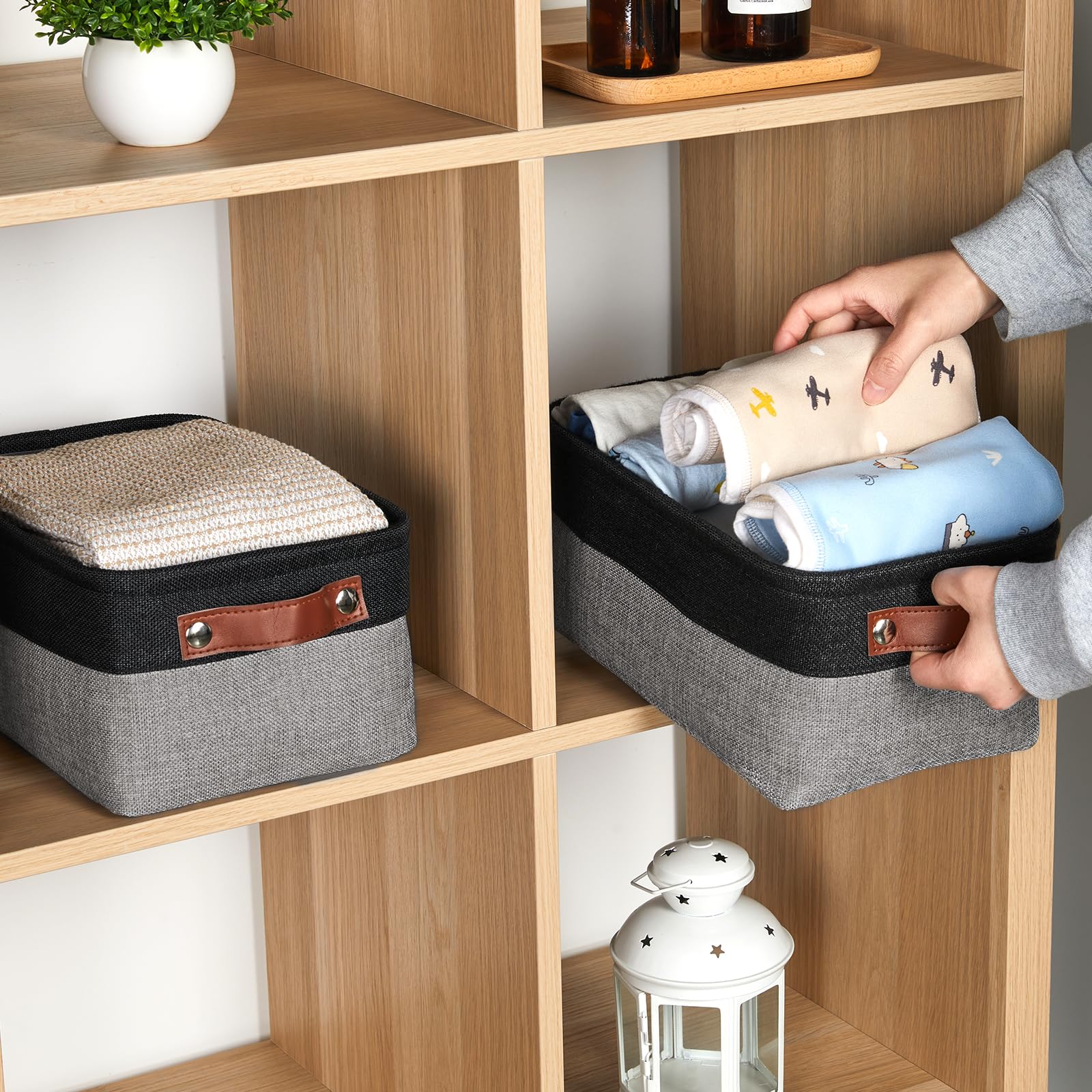 Small Storage Baskets for Organizing (2 Count)