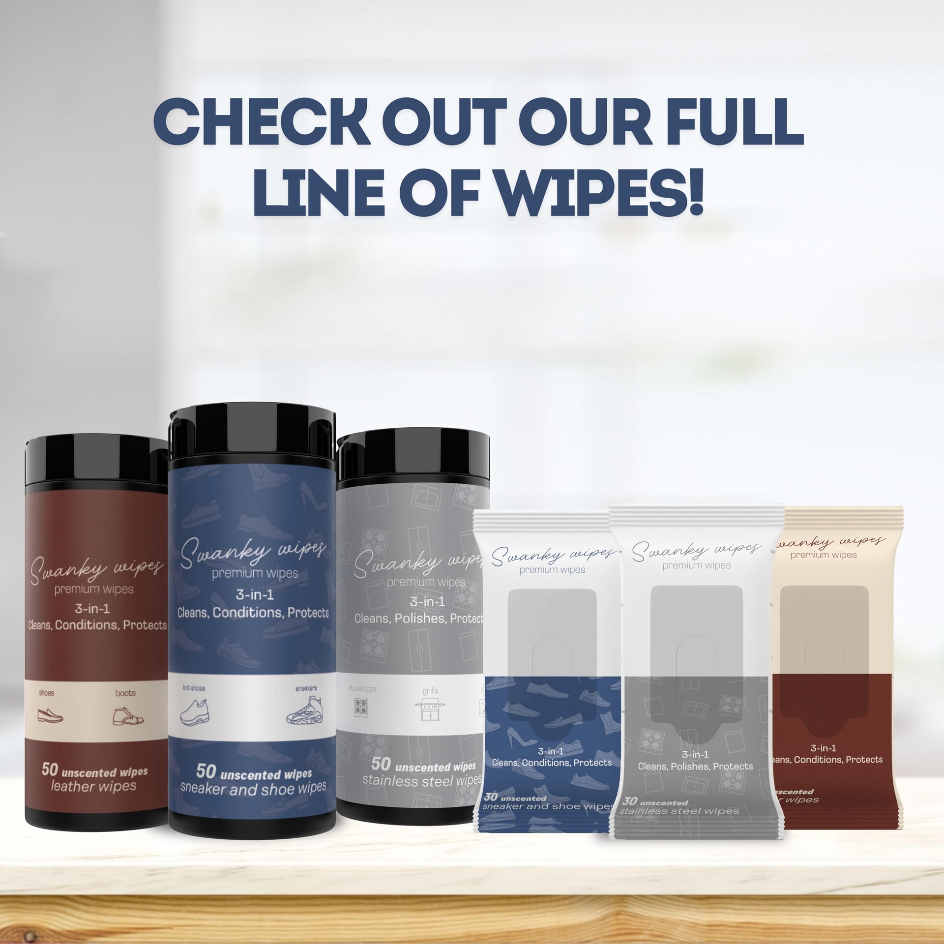 Swanky Shoe Cleaner Wipes