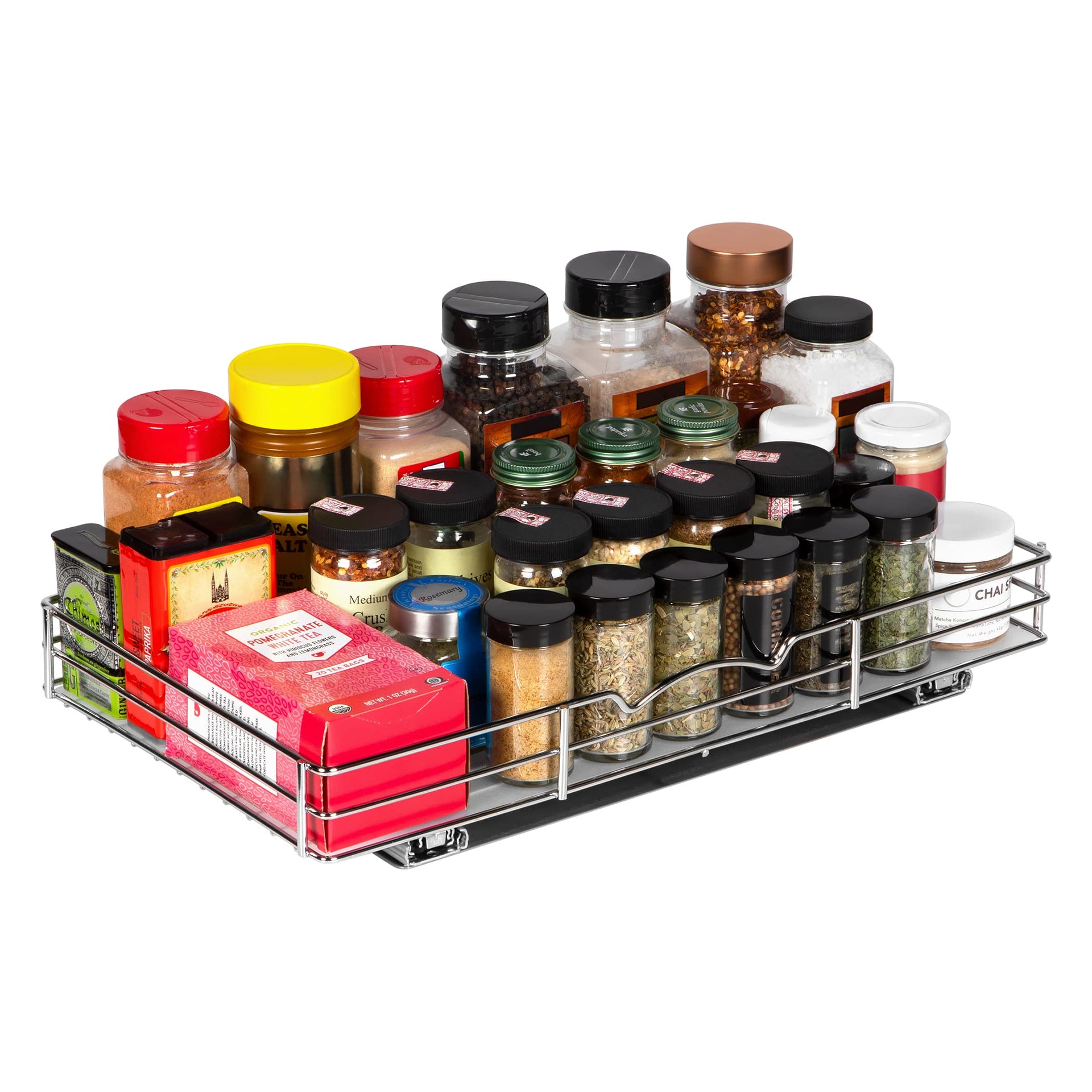 Pull Out Cabinet Spice Rack Organizer