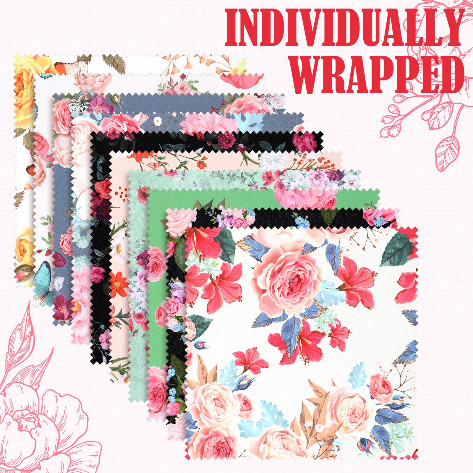 20 Pcs Microfiber Cleaning Cloth Elegant Flower Design Microfiber Cloth Soft Multicolor Glasses Cleaner for Eyeglasses Camera Lens Cell Phone Screens Glasses