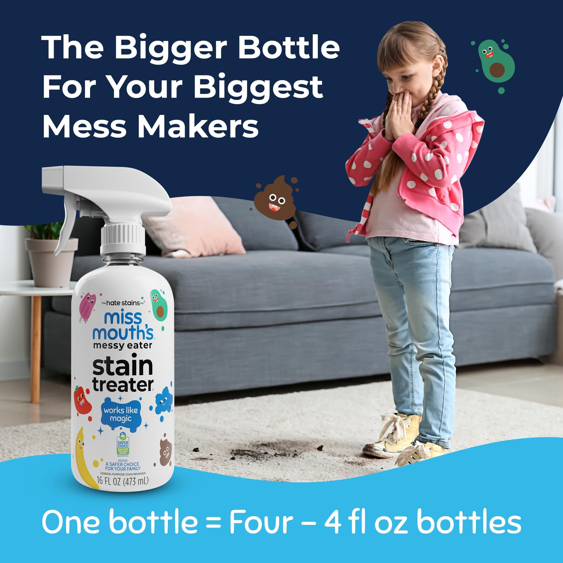 Messy Eater Stain Treater Spray (16 Fl Oz)